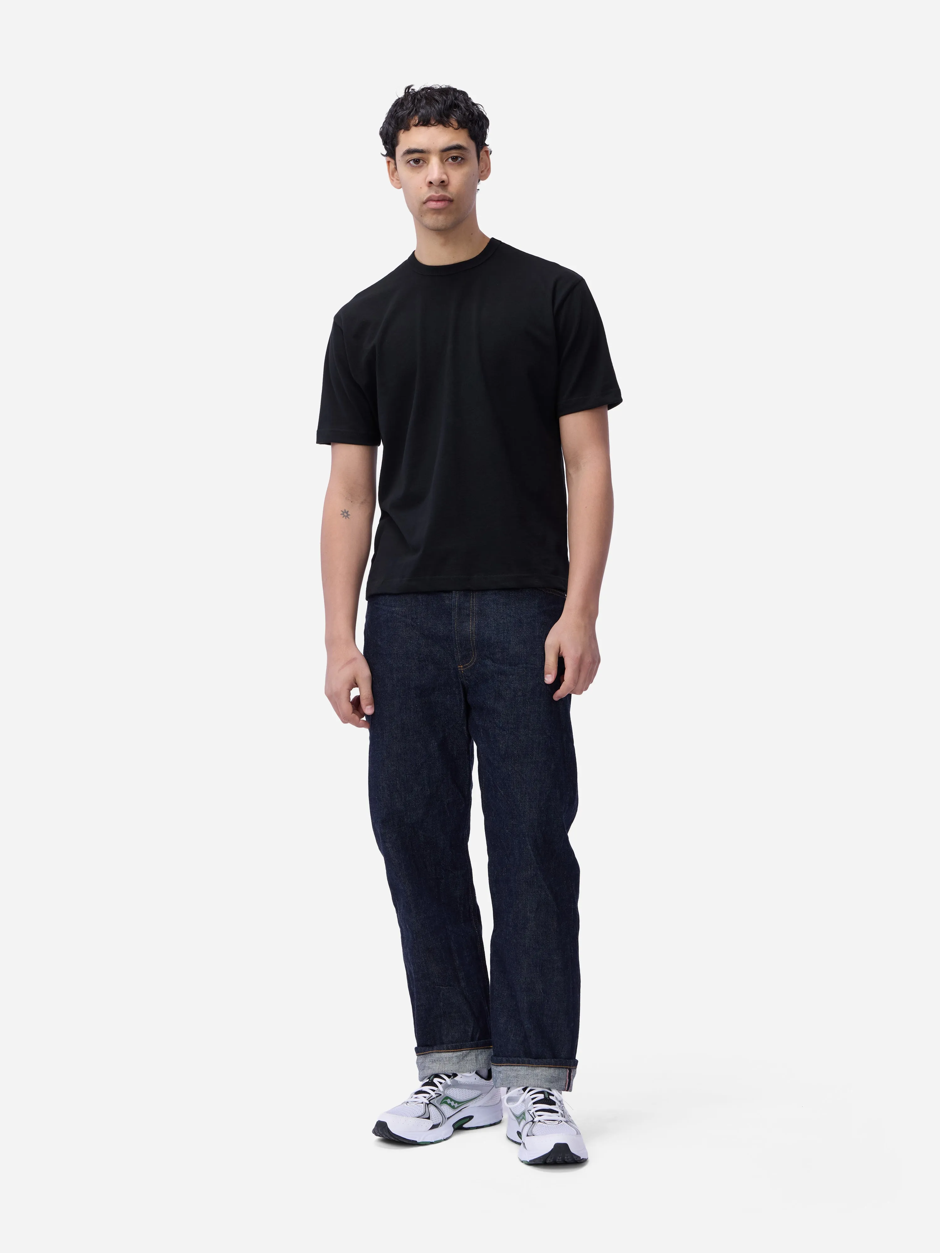 Heavyweight Boxy T-shirt ~ Black sold by 3sixteen product image thumbnail 3