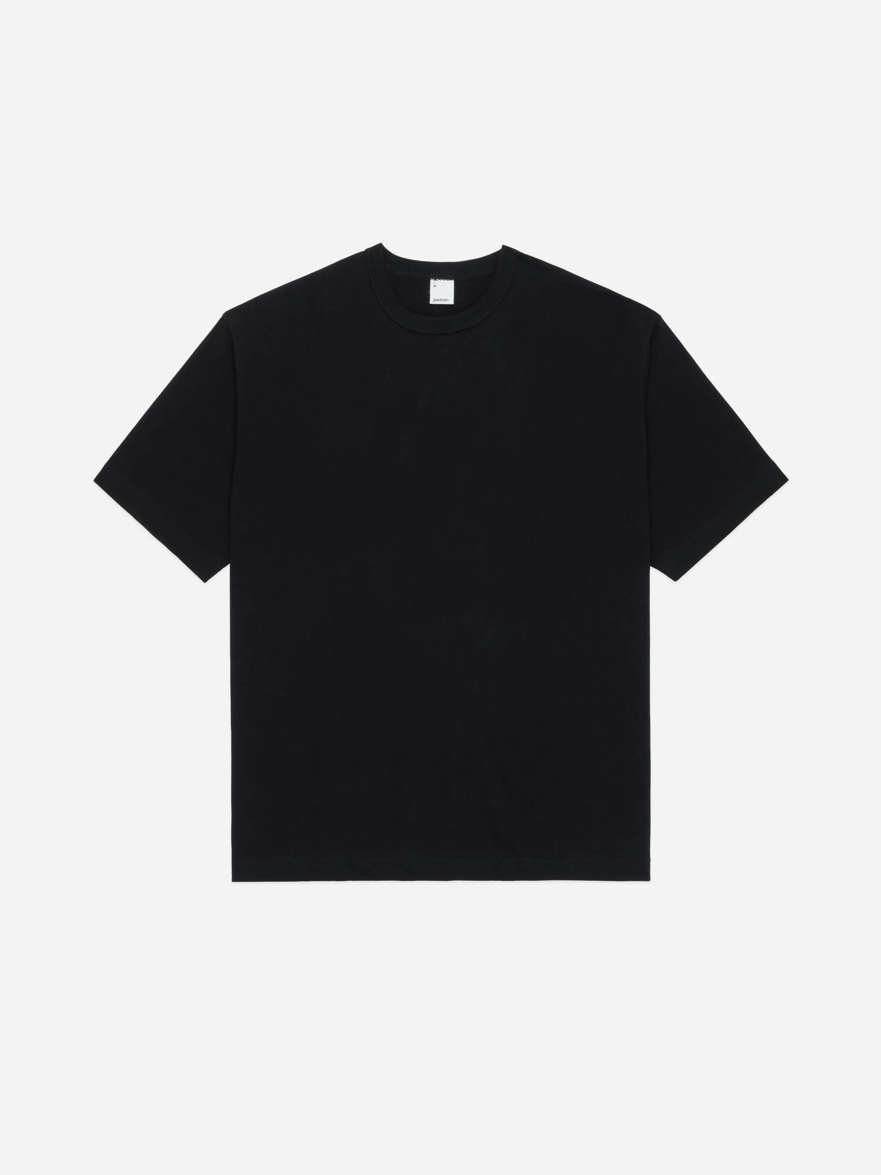 Heavyweight Boxy T-shirt ~ Black sold by 3sixteen product image thumbnail 4