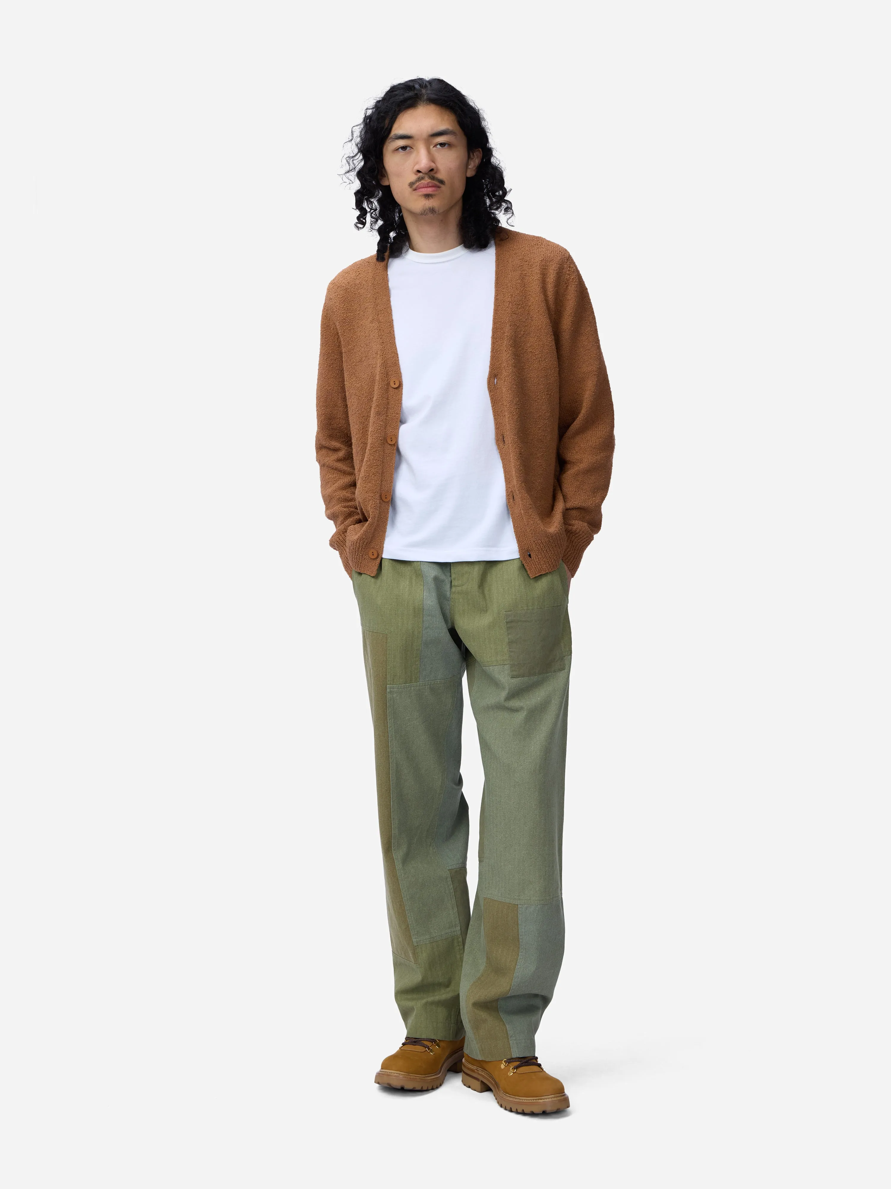 Classic Cardigan ~ Ochre Boucle sold by 3sixteen product image thumbnail 3