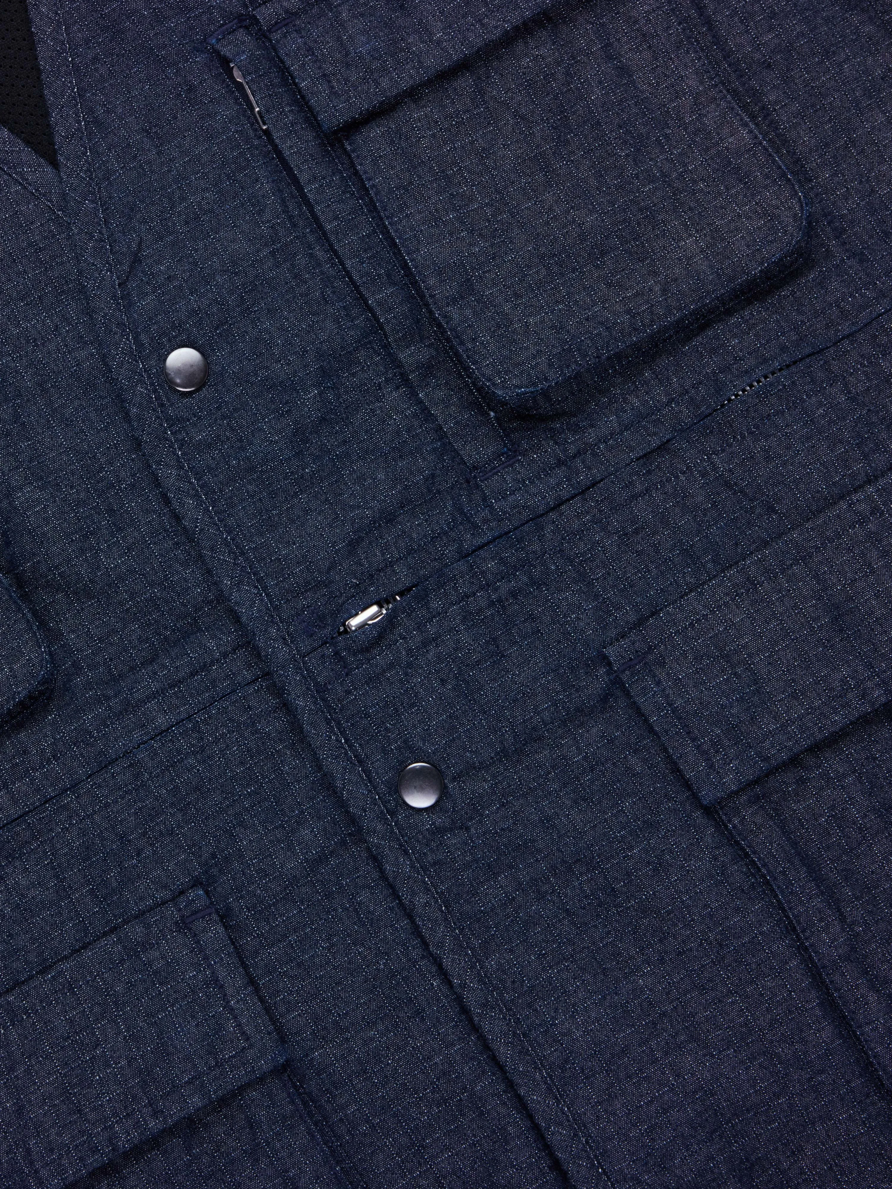 Field Vest ~ Indigo Ripstop sold by 3sixteen product image thumbnail 5