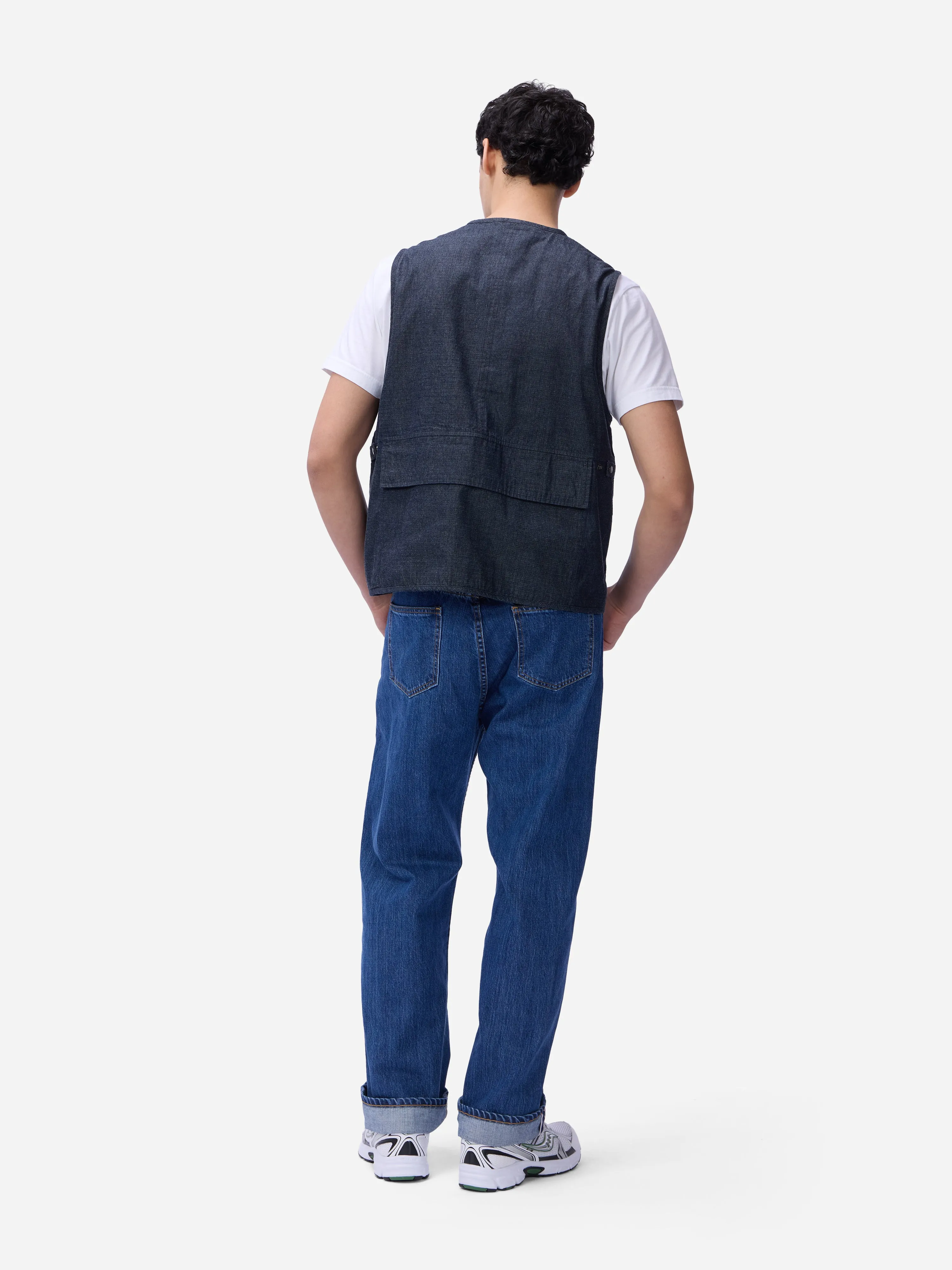 Field Vest ~ Indigo Ripstop sold by 3sixteen product image thumbnail 2