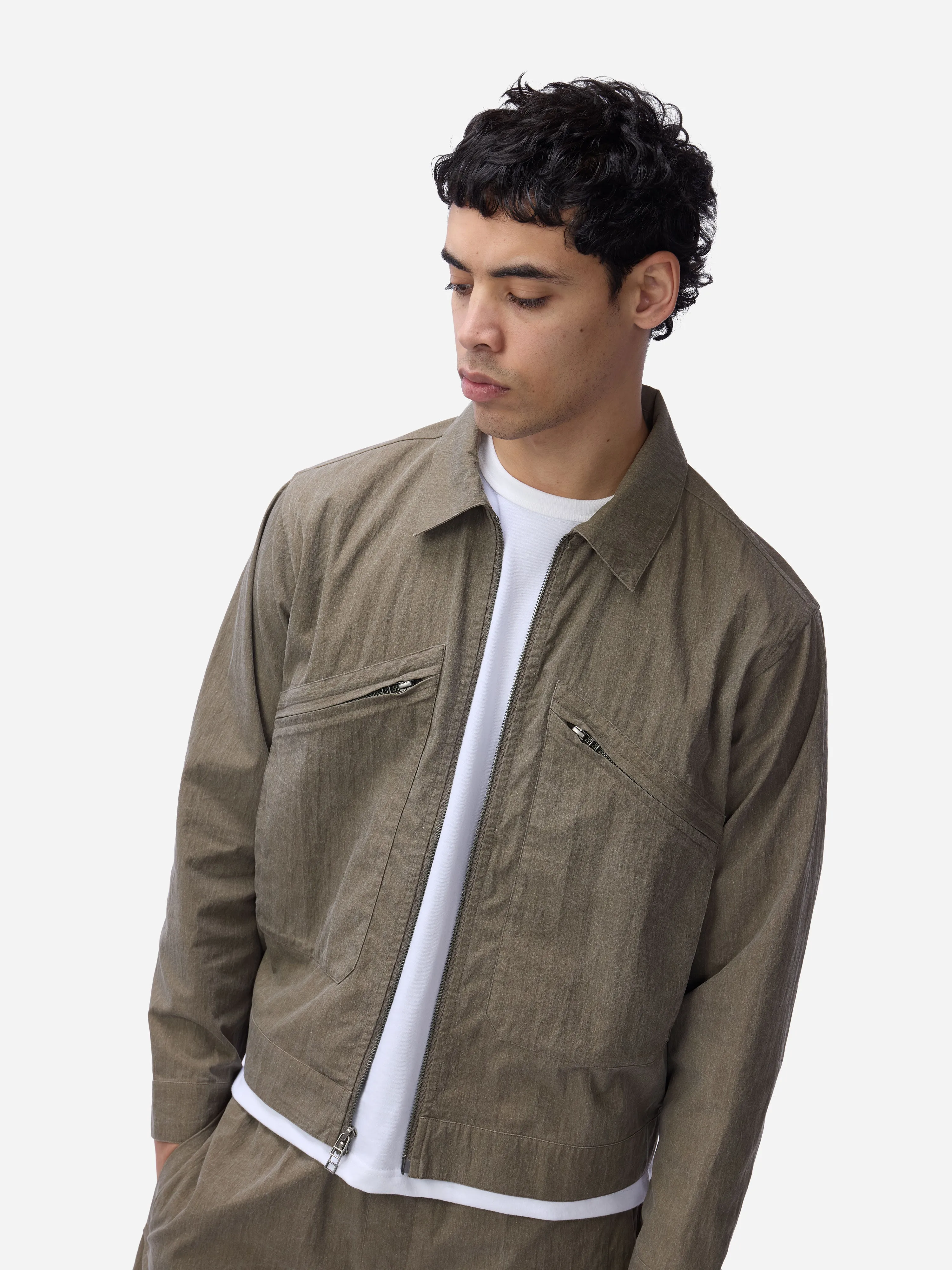 Cycling Jacket ~ Dune sold by 3sixteen product image thumbnail 4
