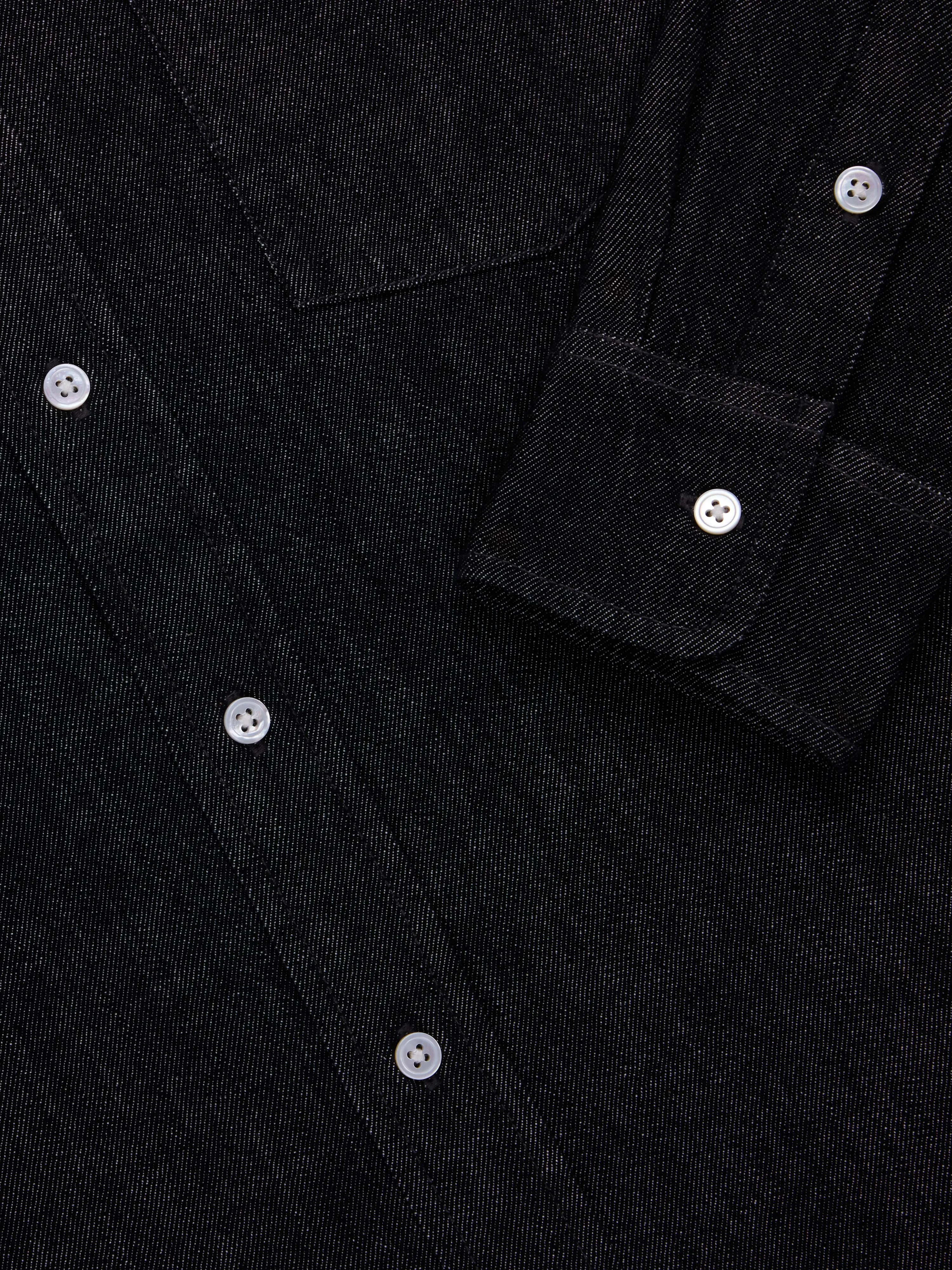 Denim BD Shirt ~ Black/White sold by 3sixteen product image thumbnail 5
