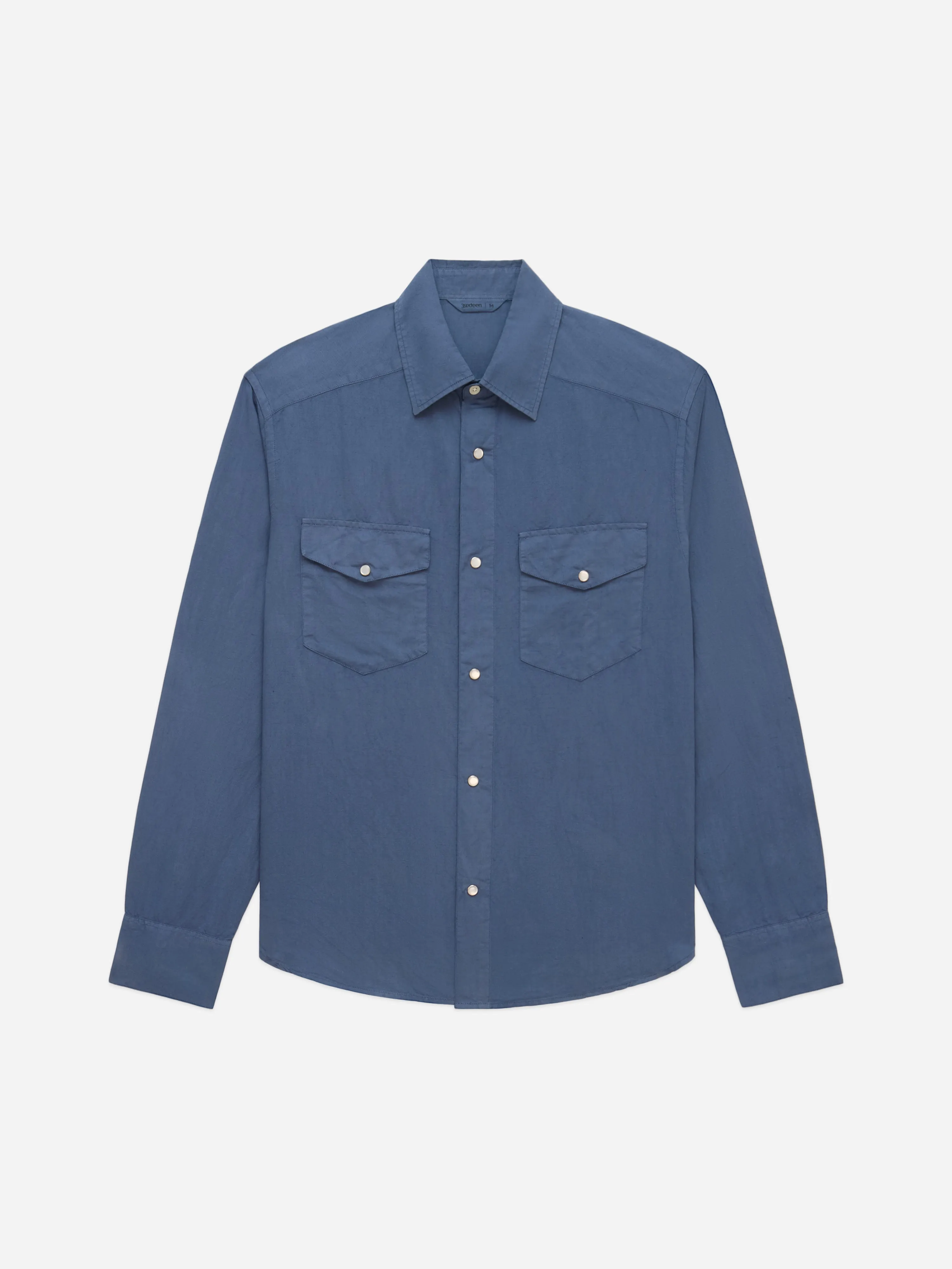 Snap Western Shirt ~ Slate Garment Dyed sold by 3sixteen product image thumbnail 4