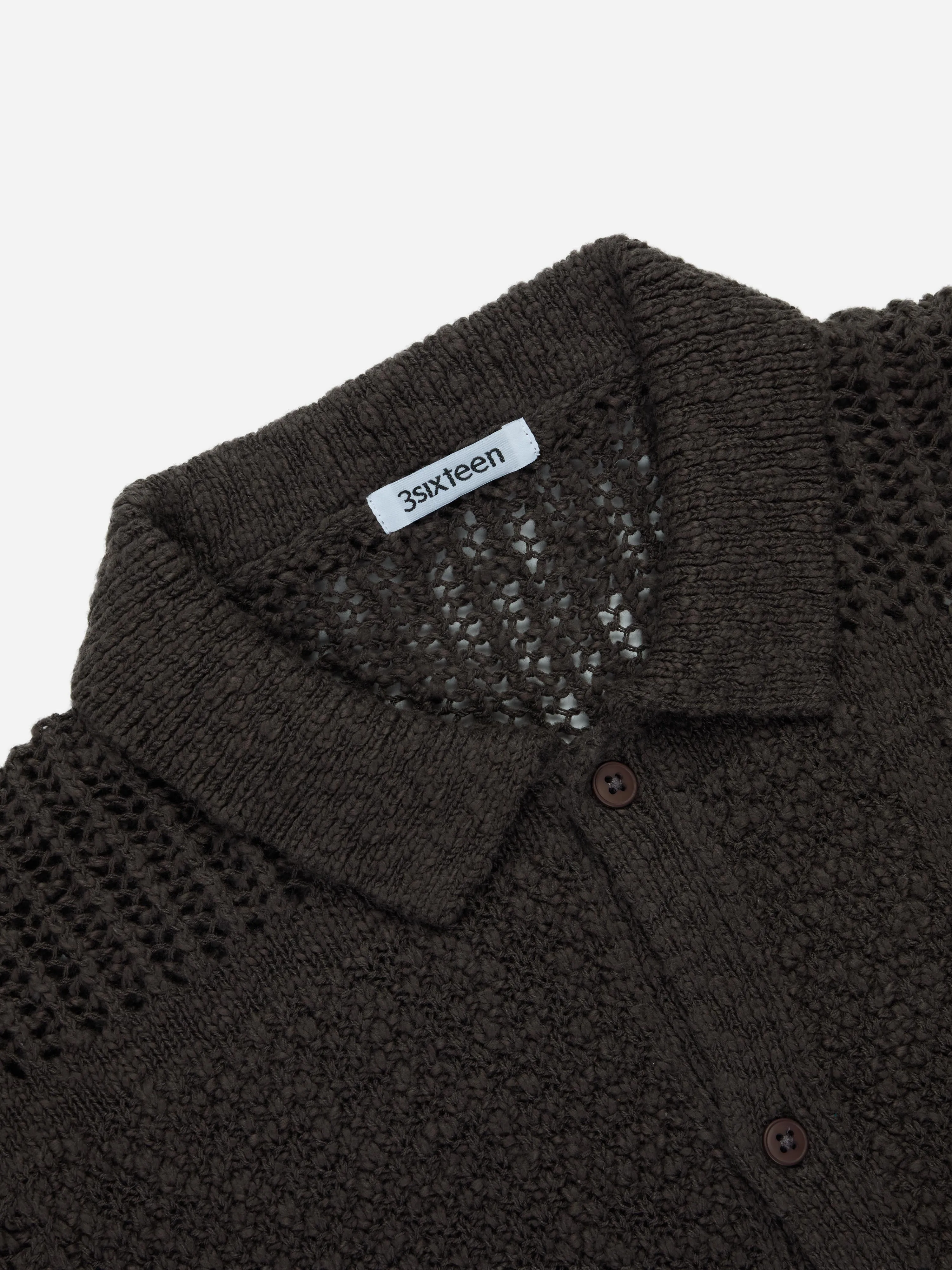 Short Sleeve Knit Shirt ~ Umber De Stijl sold by 3sixteen product image thumbnail 5