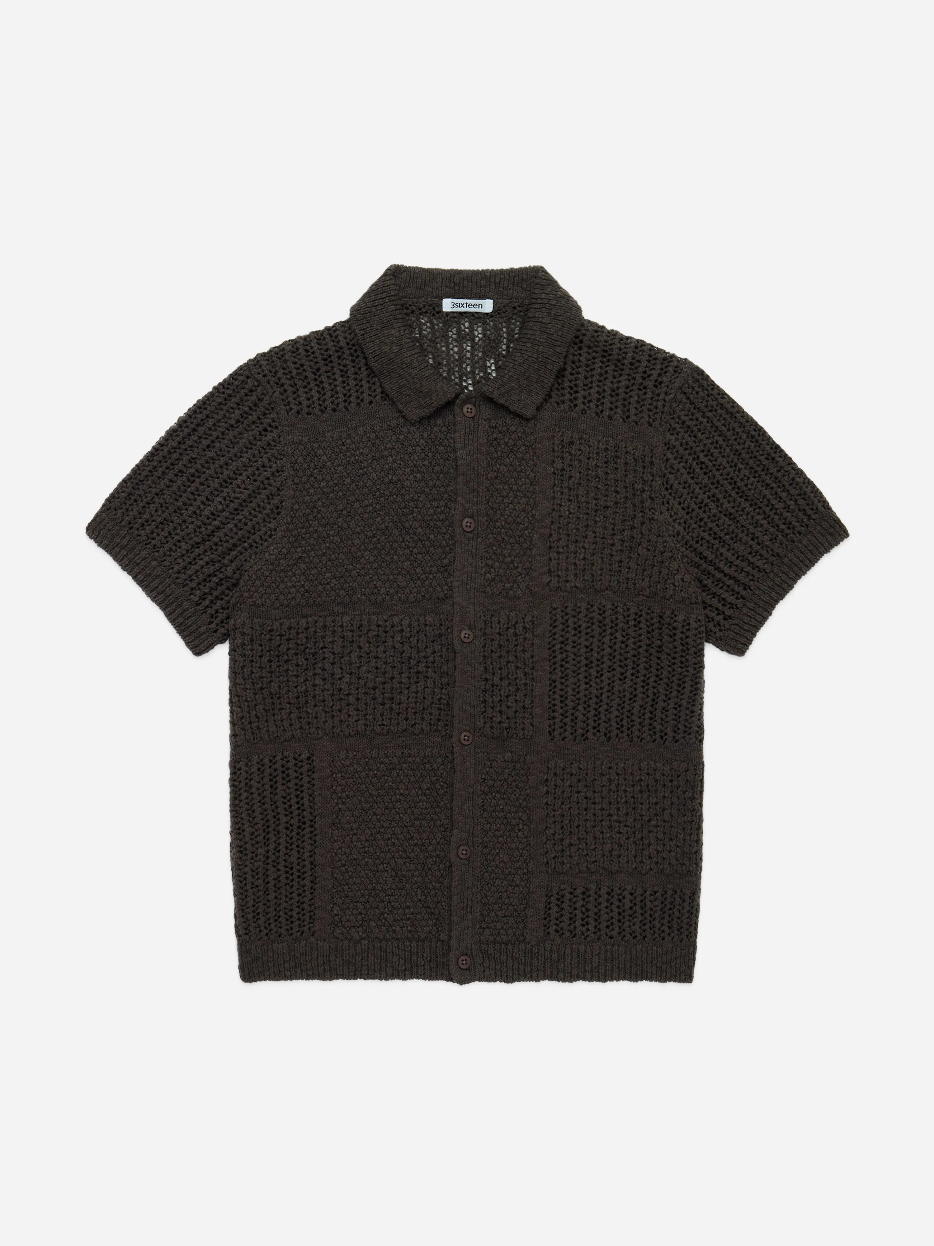 Short Sleeve Knit Shirt ~ Umber De Stijl sold by 3sixteen product image thumbnail 4