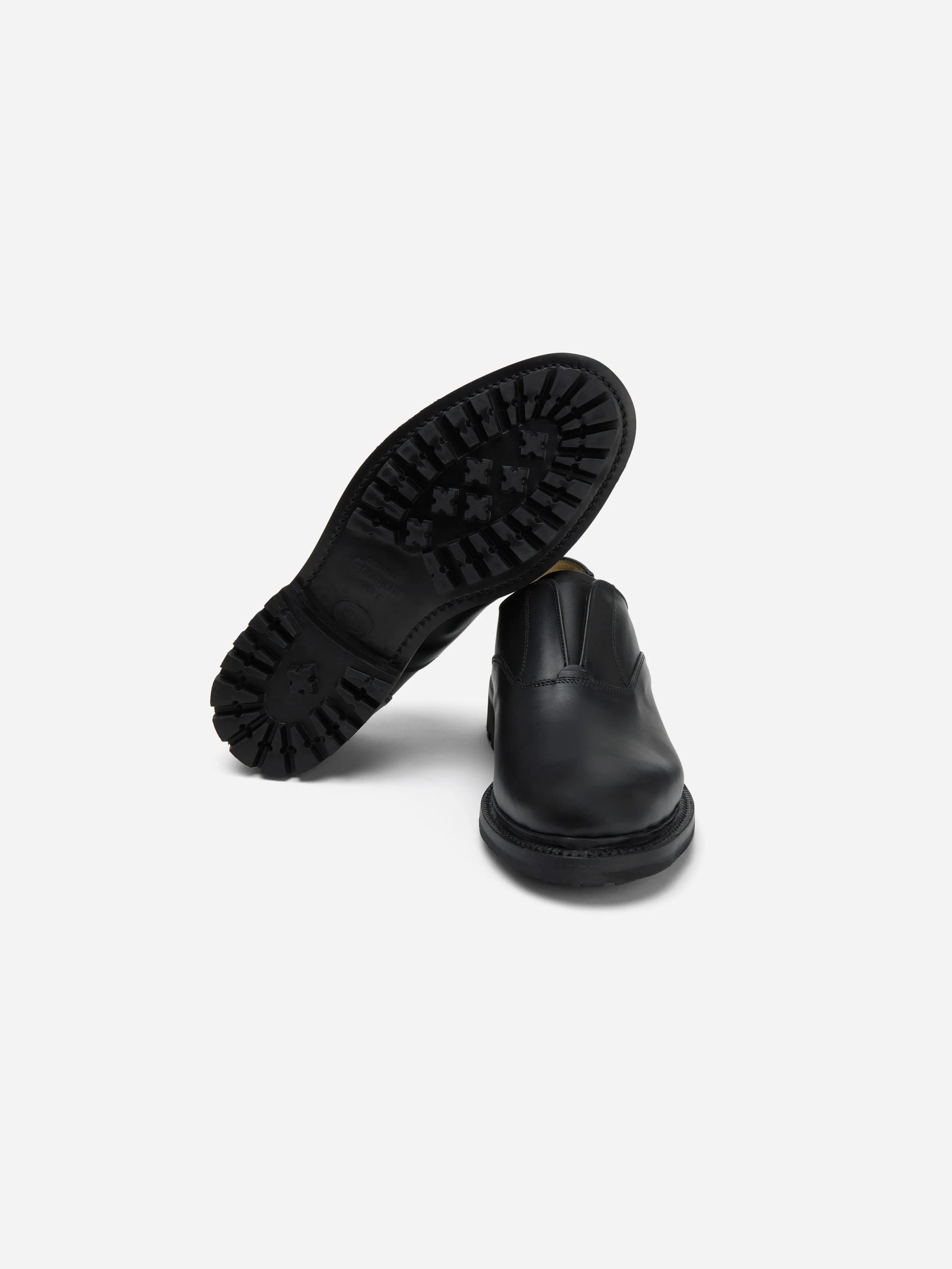 Laceless Oxford ~ Black Waxy Leather sold by 3sixteen product image thumbnail 5
