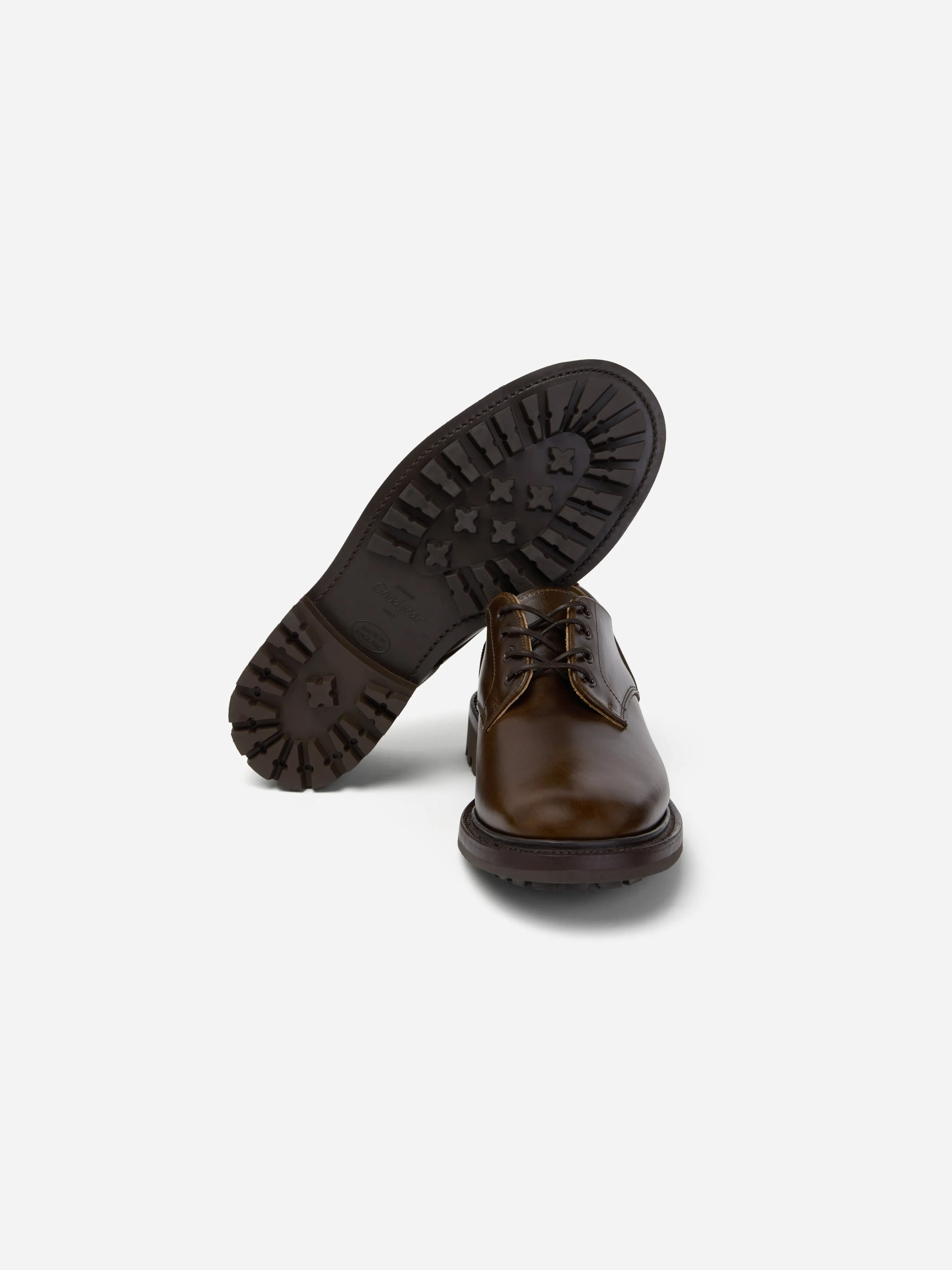 Lug Sole Derby ~ Mocha Waxy Leather sold by 3sixteen product image thumbnail 5