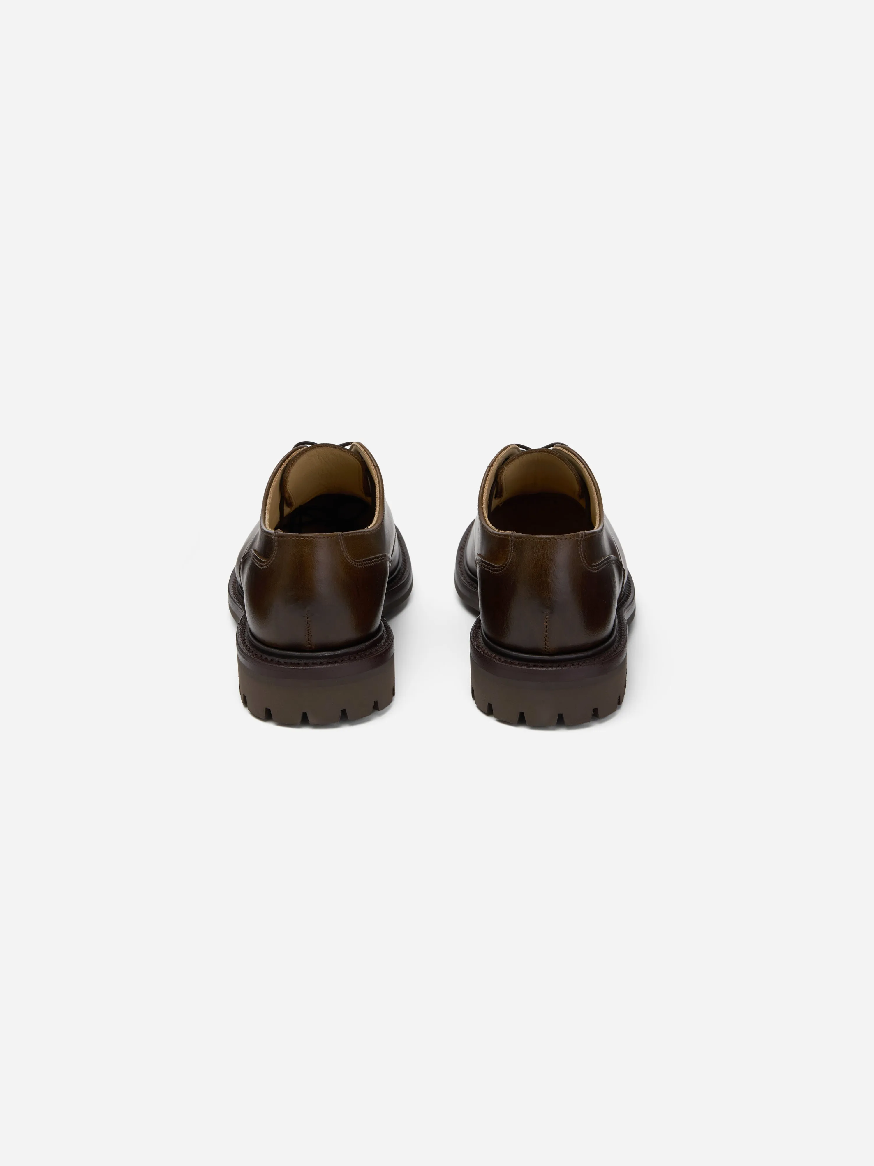 Lug Sole Derby ~ Mocha Waxy Leather sold by 3sixteen product image thumbnail 3
