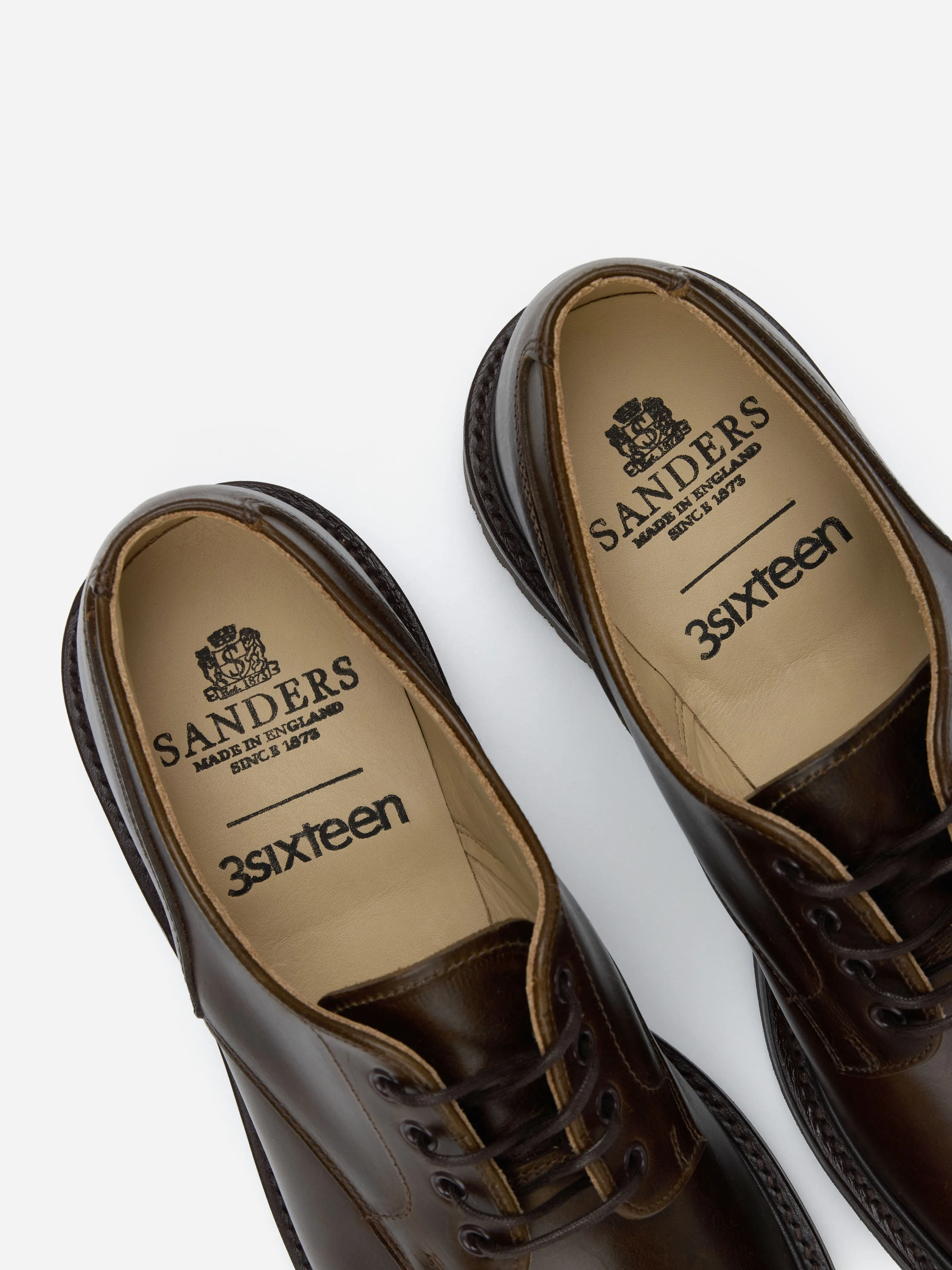 Lug Sole Derby ~ Mocha Waxy Leather sold by 3sixteen product image thumbnail 4