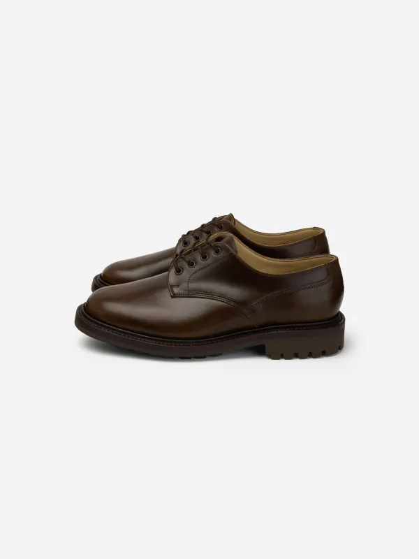 Lug Sole Derby ~ Mocha Waxy Leather made by 3sixteen