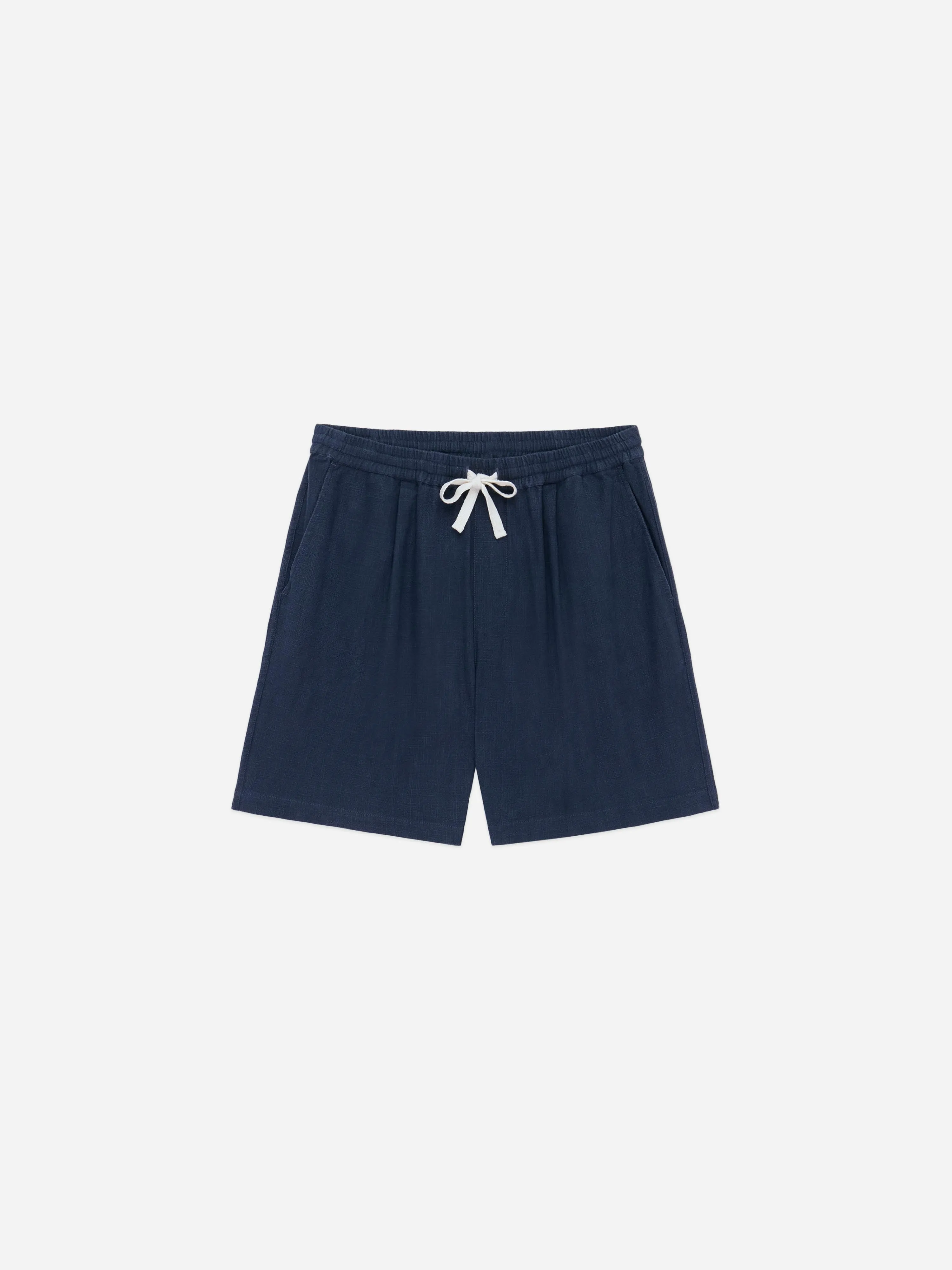 Drawstring Short ~ Navy Linen sold by 3sixteen product image thumbnail 4