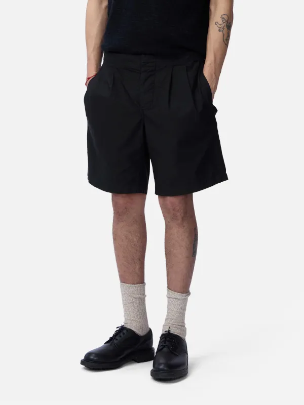 Safari Shorts ~ Black Poplin made by 3sixteen