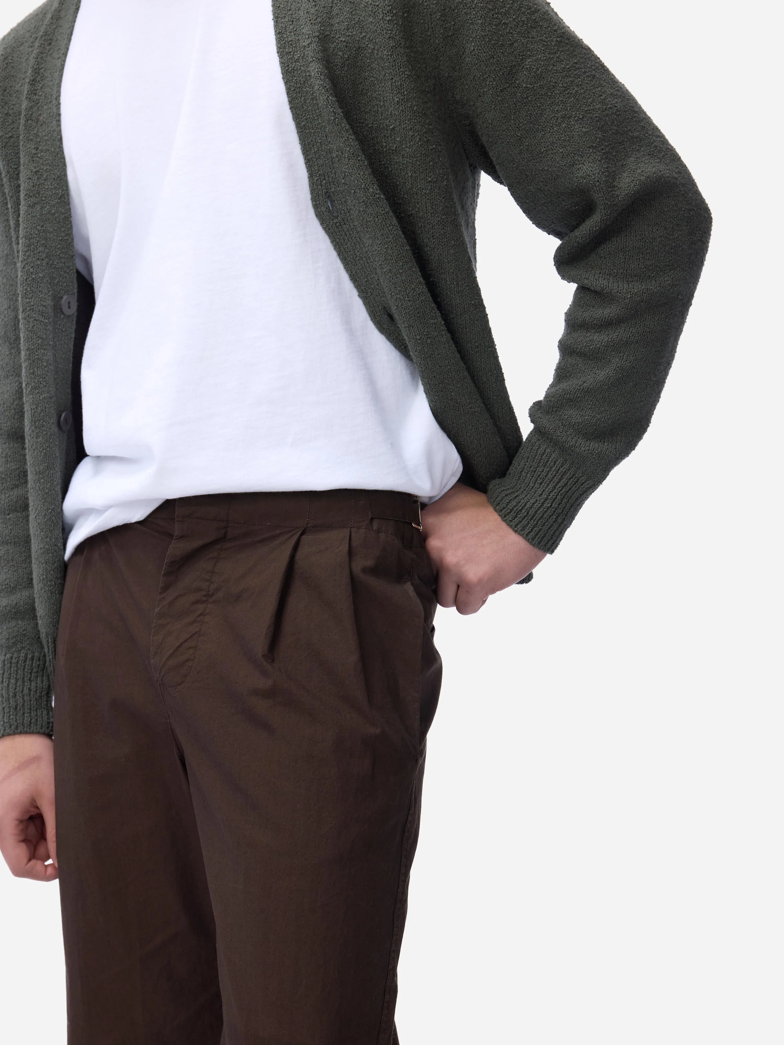 Safari Pant ~ Brown Poplin sold by 3sixteen product image thumbnail 2