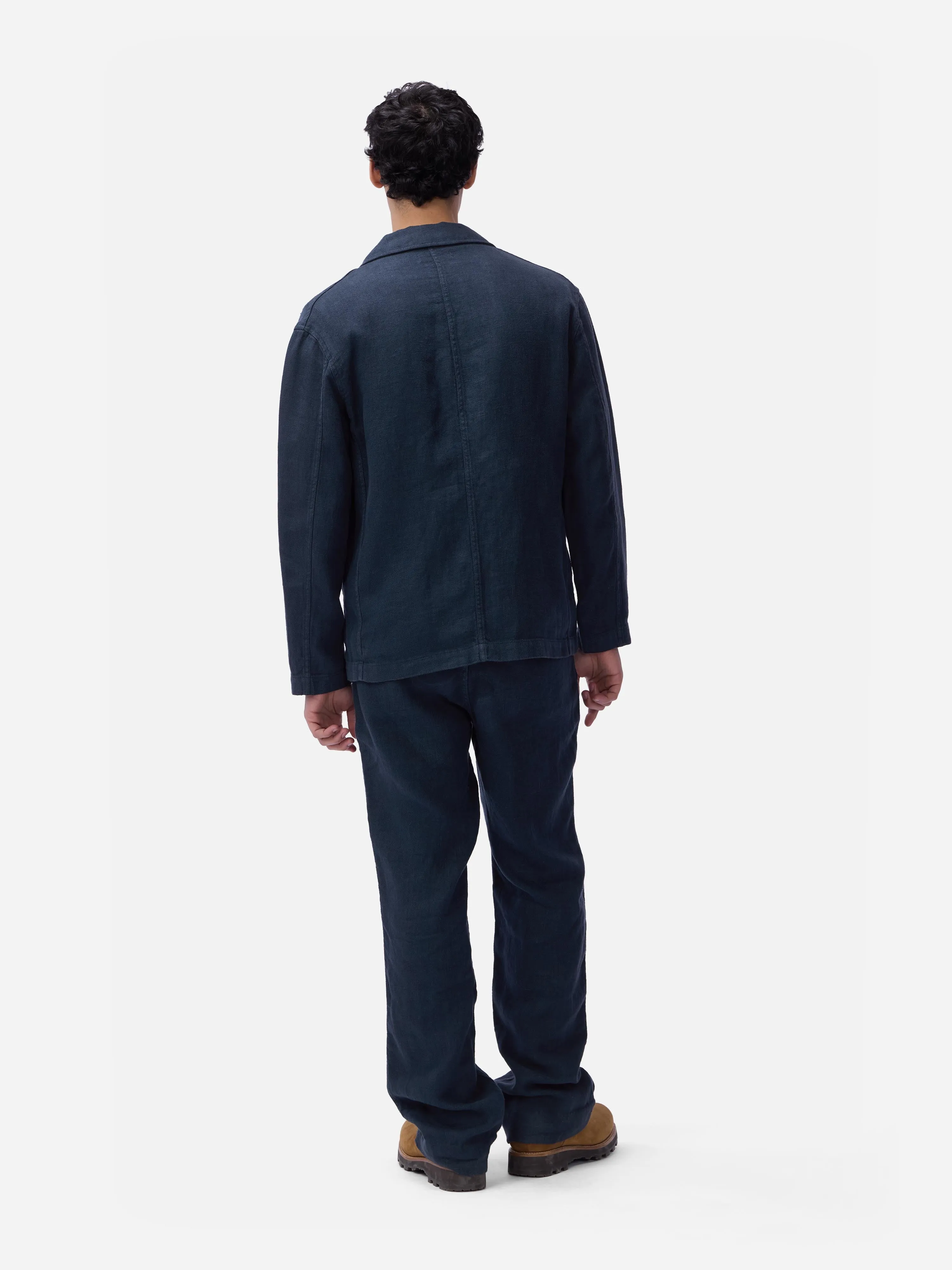 Work Blazer ~ Midnight Linen sold by 3sixteen product image thumbnail 2