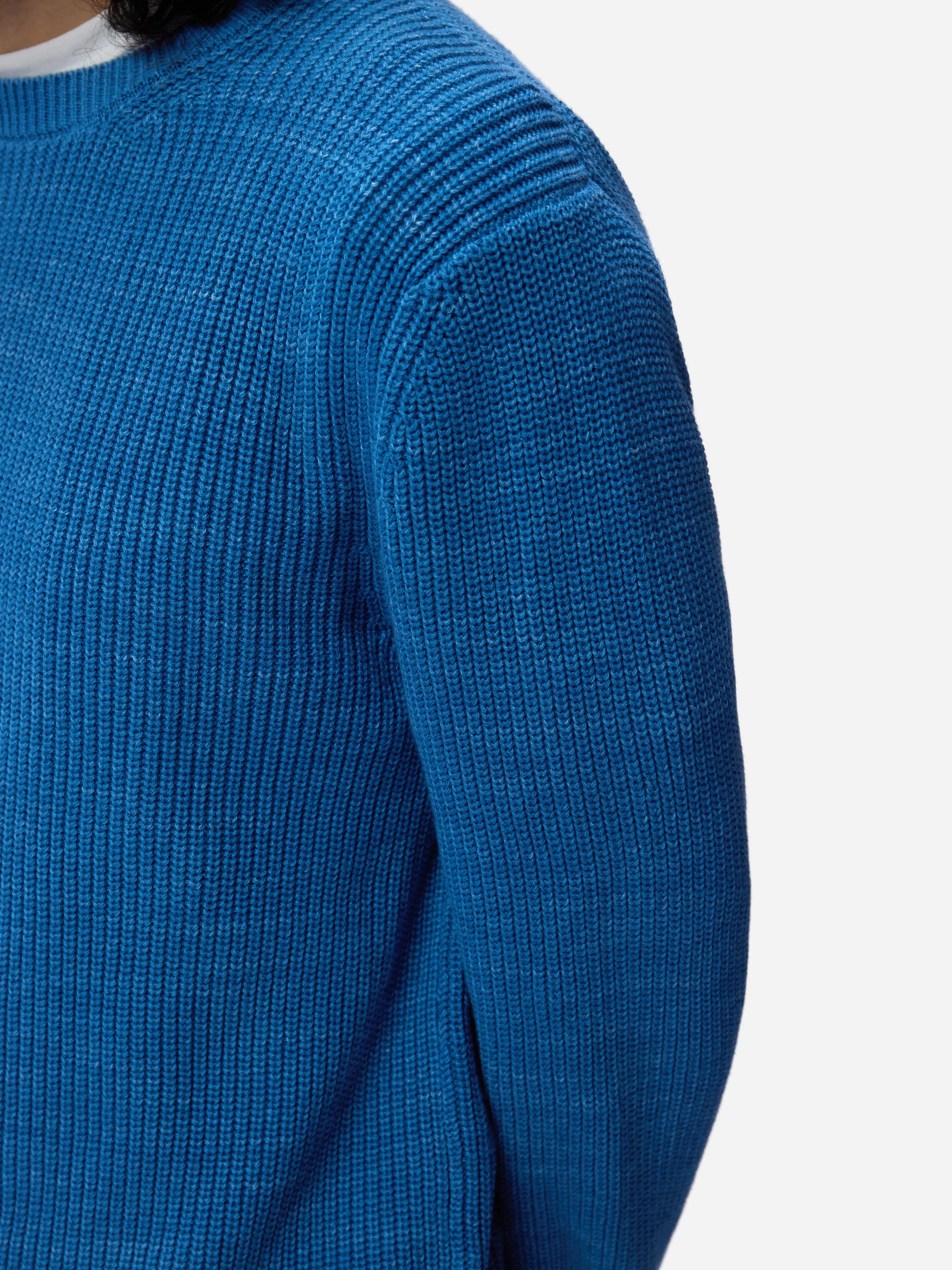 Long Sleeve Knit T-Shirt ~ Vintage Blue sold by 3sixteen product image thumbnail 5