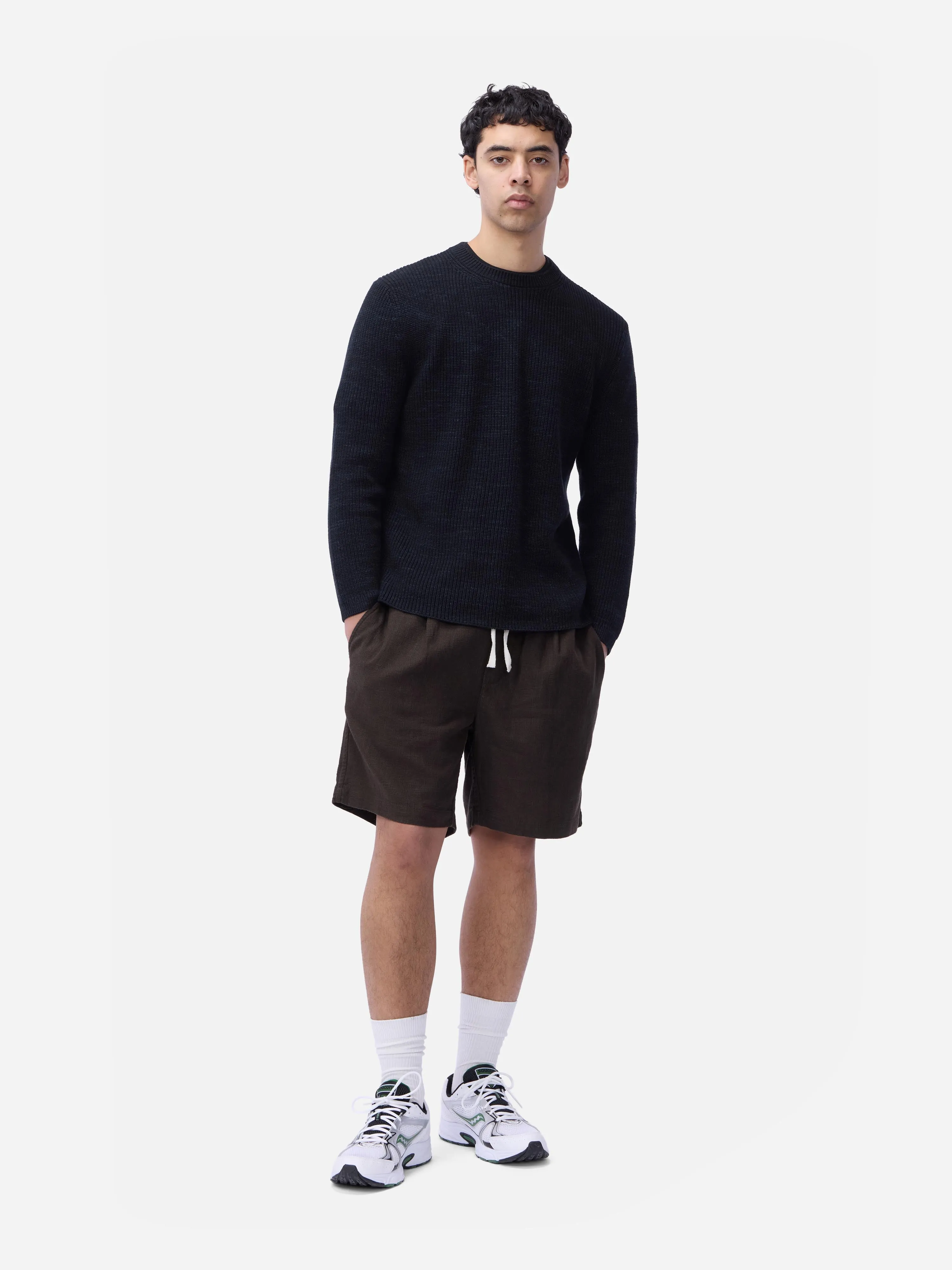 Long Sleeve Knit T-shirt ~ Vintage Black sold by 3sixteen product image thumbnail 3