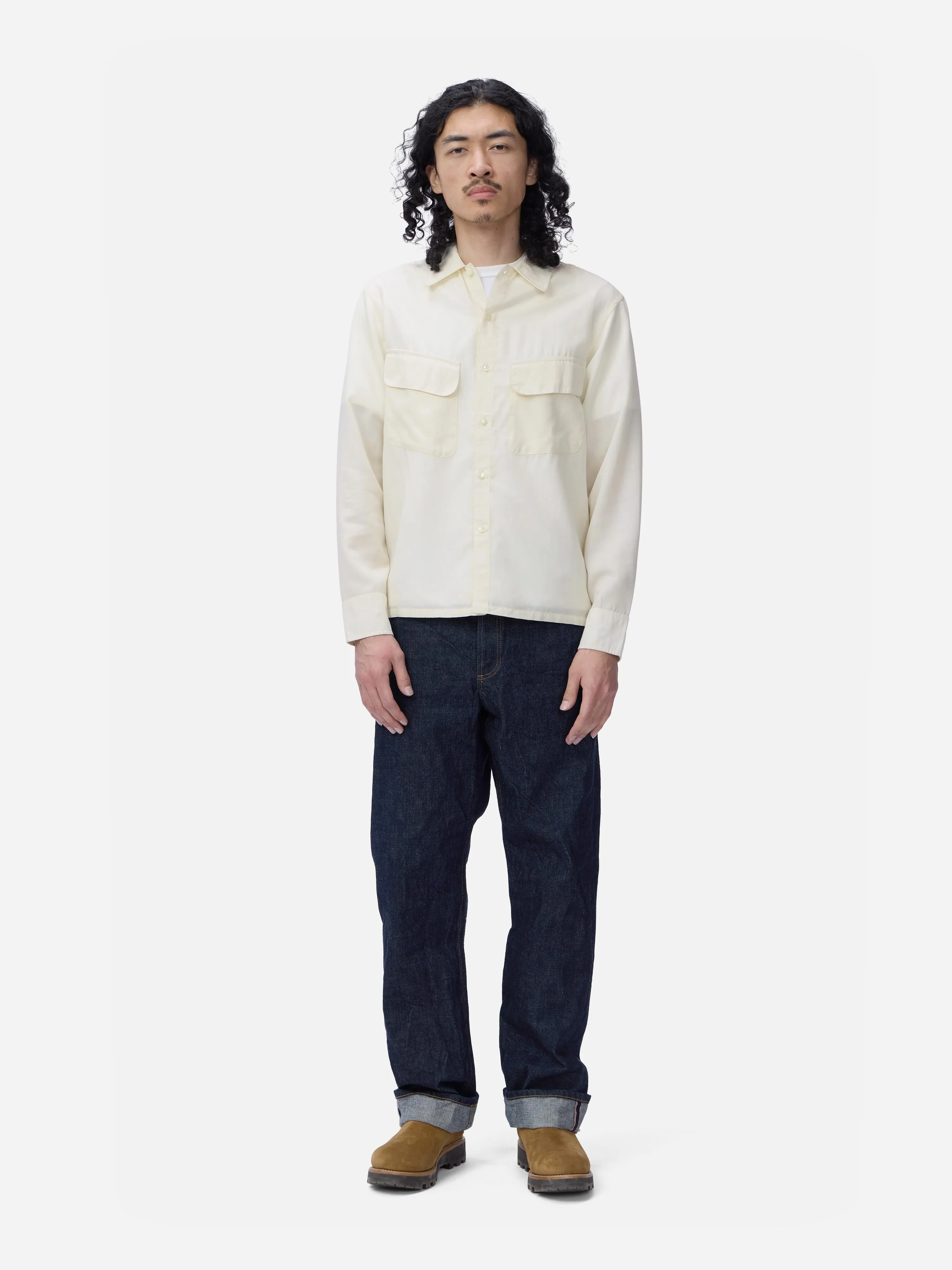 Western Overshirt ~ Ecru sold by 3sixteen product image thumbnail 3