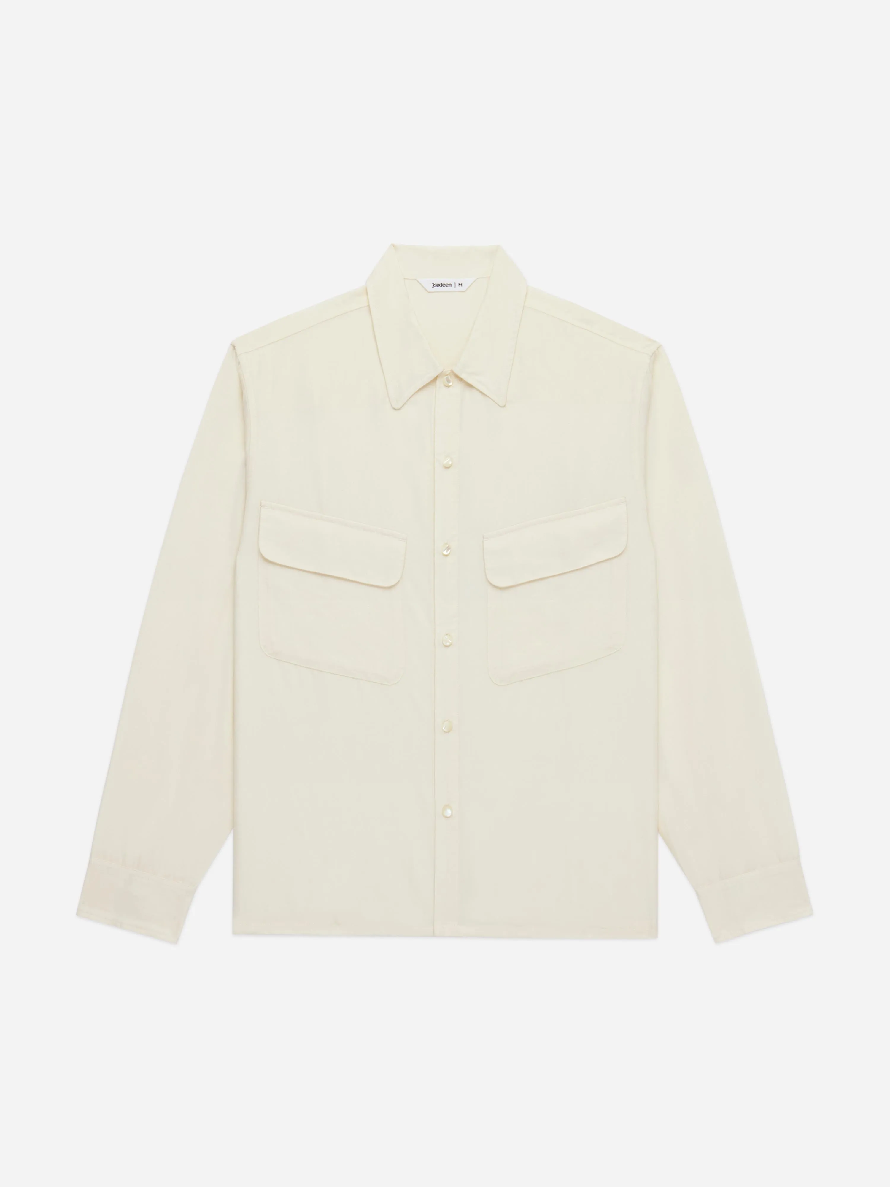 Western Overshirt ~ Ecru sold by 3sixteen product image thumbnail 5