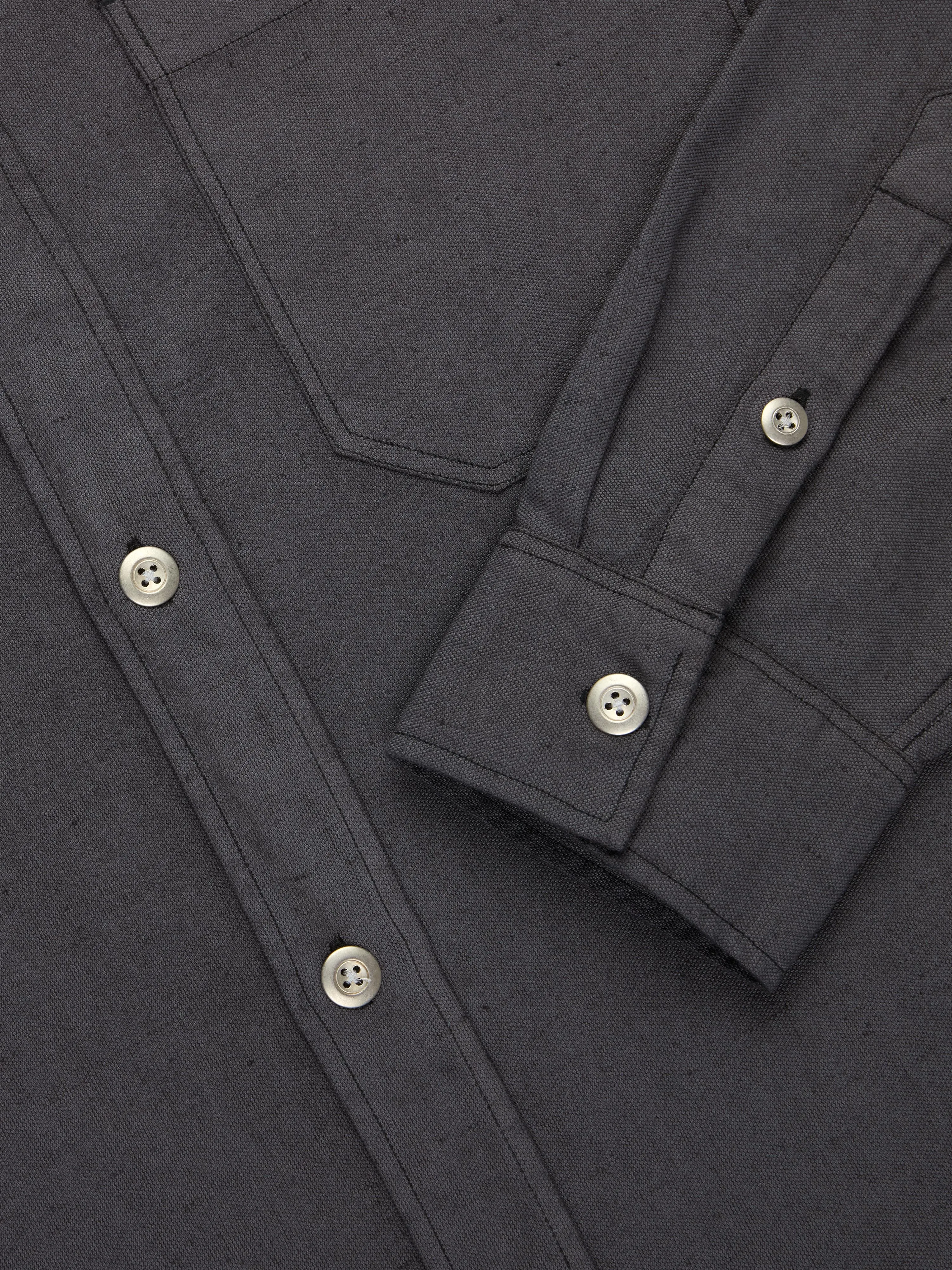 Utility Overshirt ~ Pavement Overdye Canvas sold by 3sixteen product image thumbnail 5