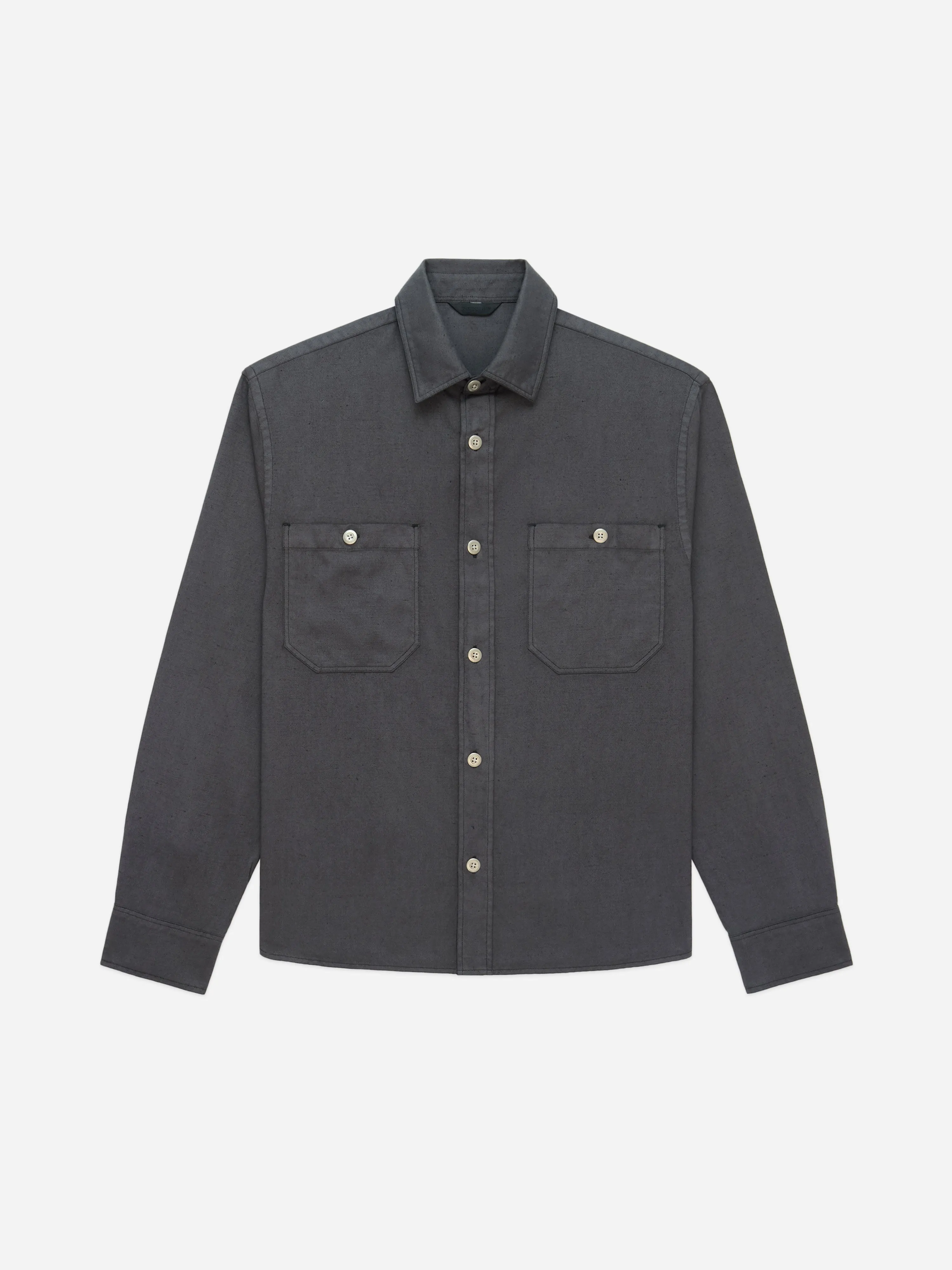 Utility Overshirt ~ Pavement Overdye Canvas sold by 3sixteen product image thumbnail 4