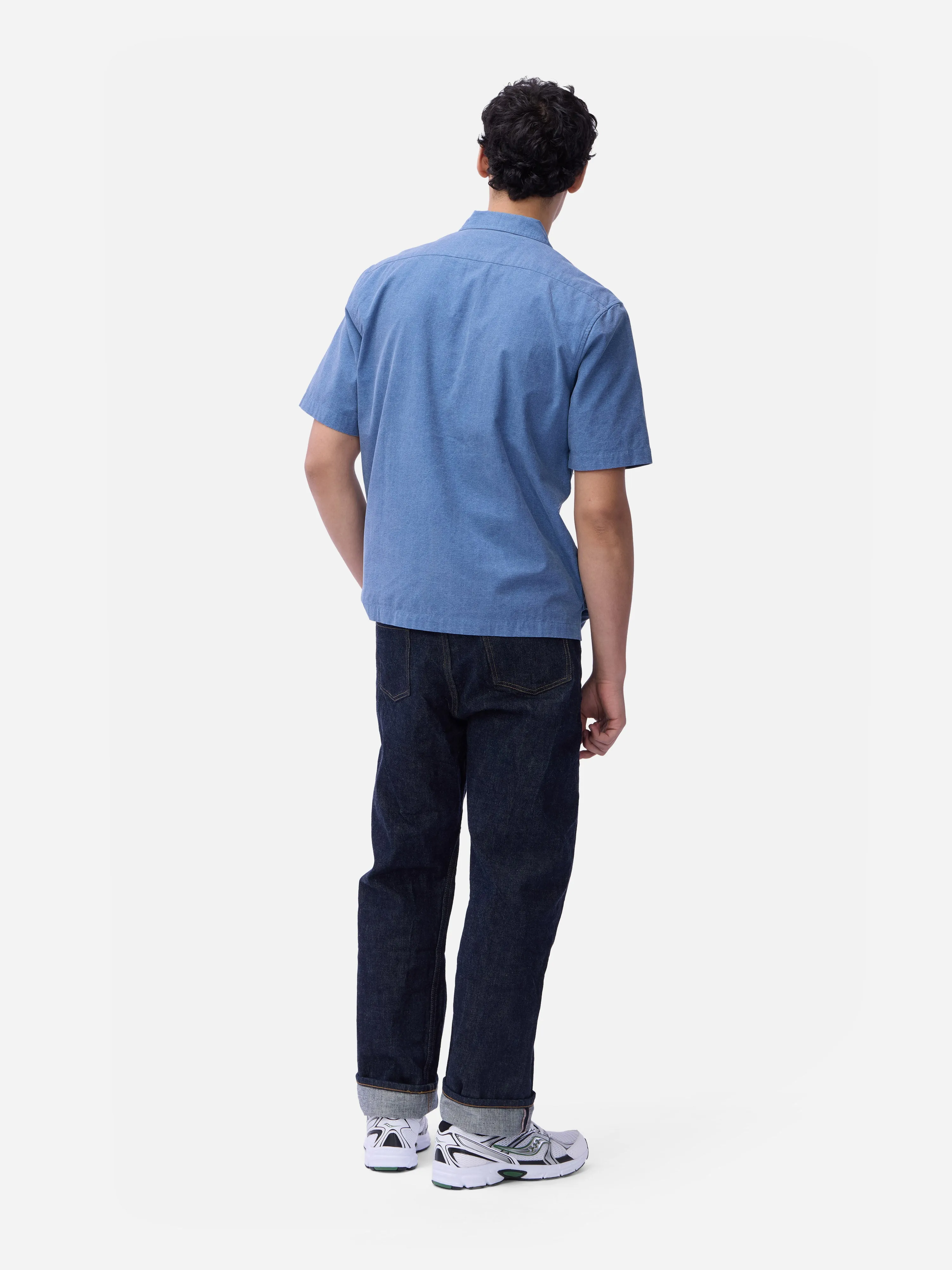 Short Sleeve Workshirt ~ Blue Pigment Dye sold by 3sixteen product image thumbnail 2