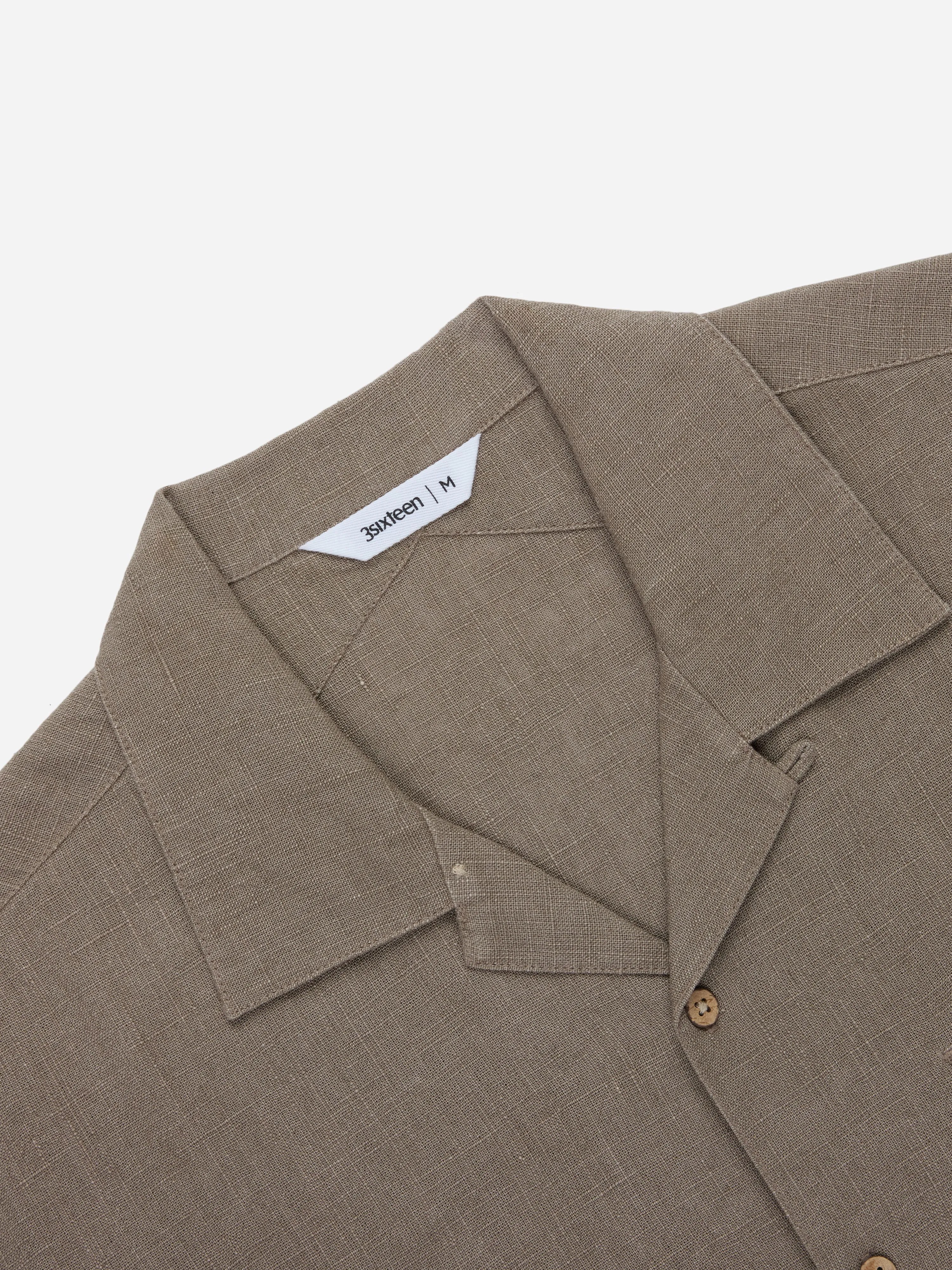 Vacation Shirt ~ Almond Linen sold by 3sixteen product image thumbnail 5