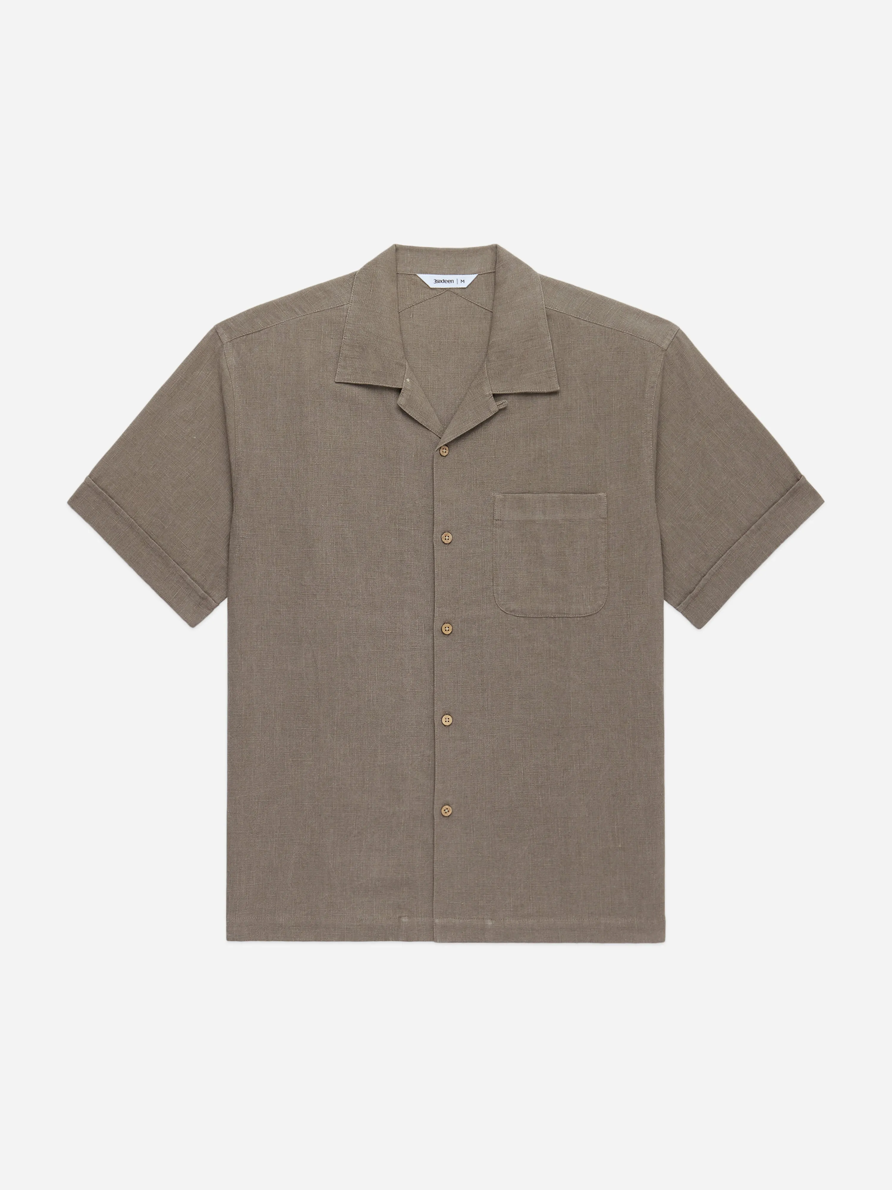Vacation Shirt ~ Almond Linen sold by 3sixteen product image thumbnail 4