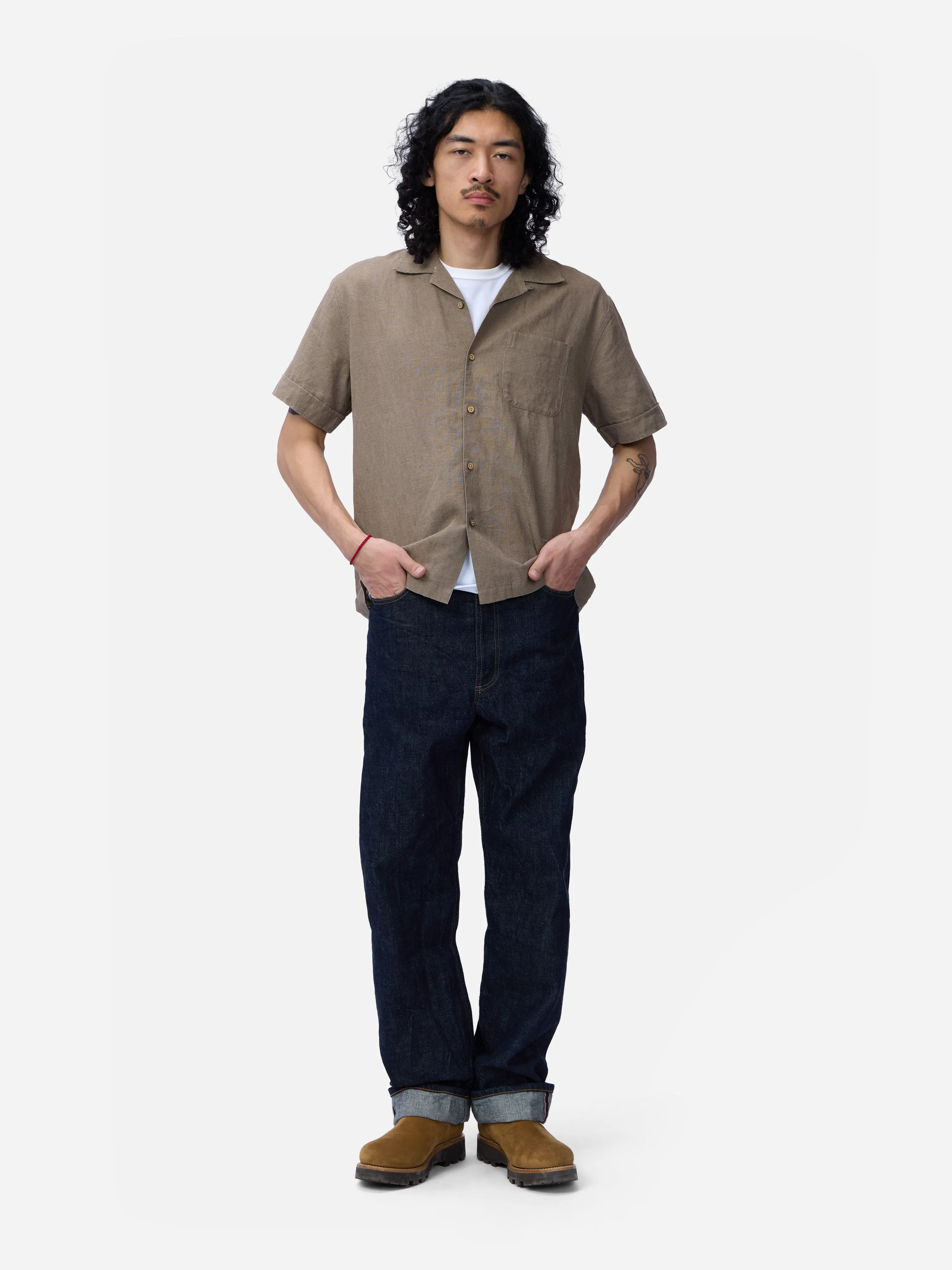 Vacation Shirt ~ Almond Linen sold by 3sixteen product image thumbnail 3