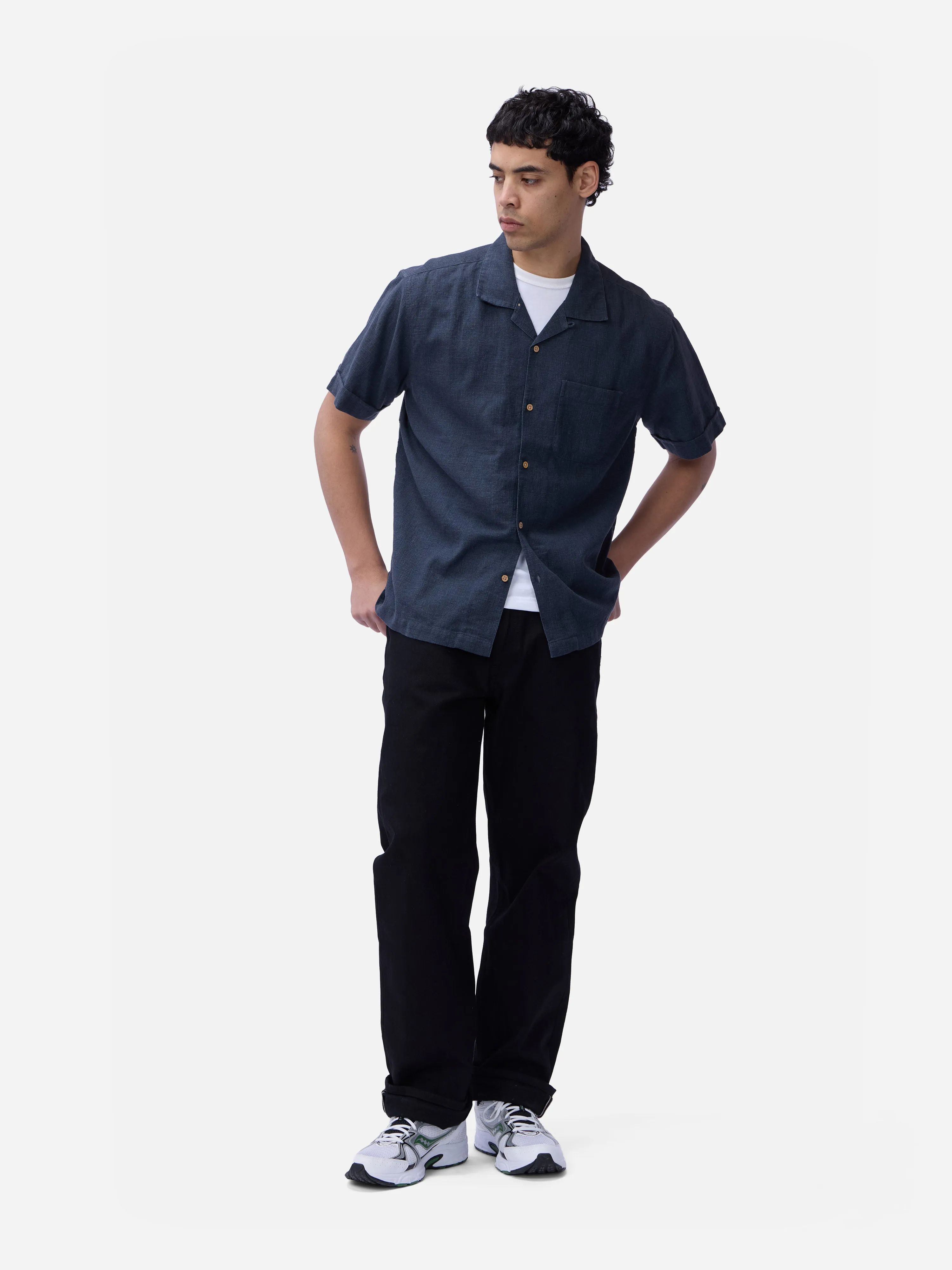 Vacation Shirt ~ Blue Linen sold by 3sixteen product image thumbnail 3