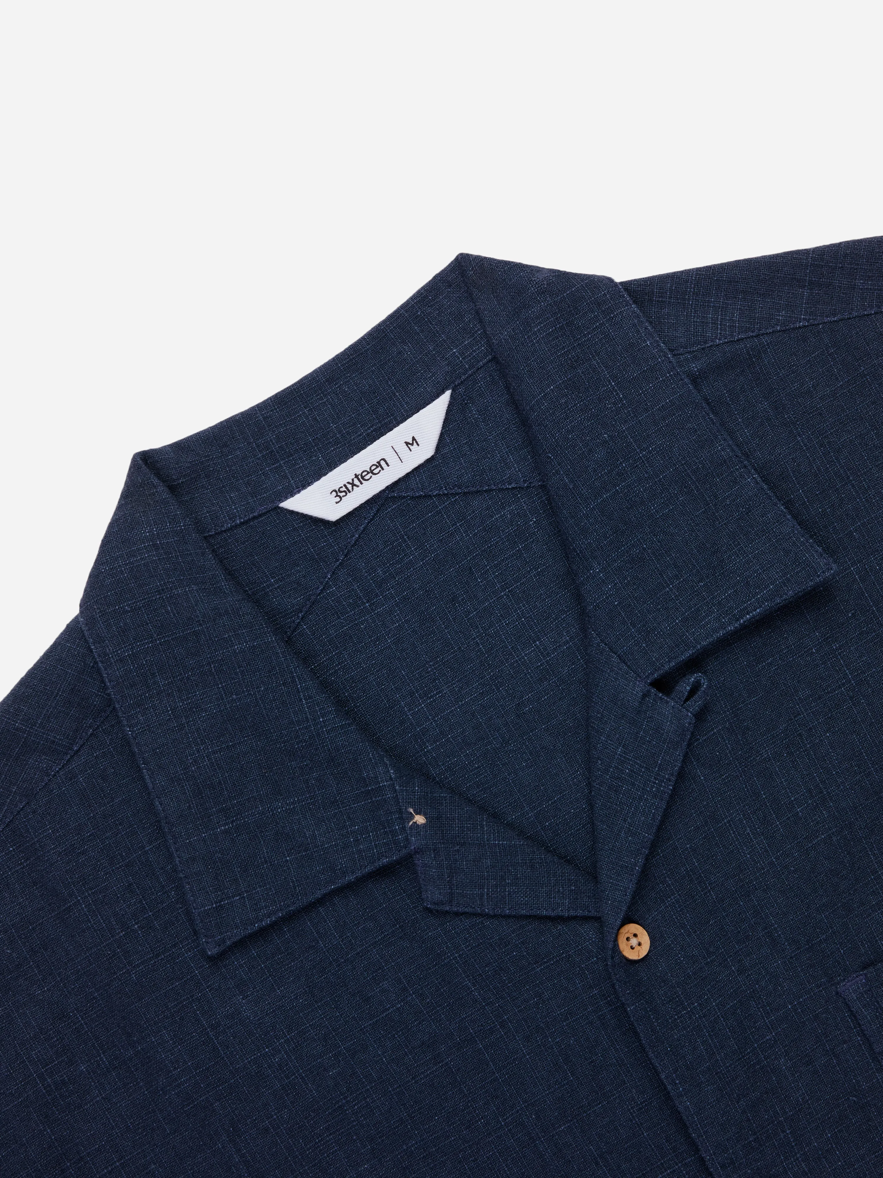 Vacation Shirt ~ Blue Linen sold by 3sixteen product image thumbnail 5