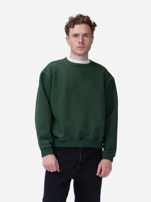 Ultraweight Crewneck ~ Kombu Green made by 3sixteen