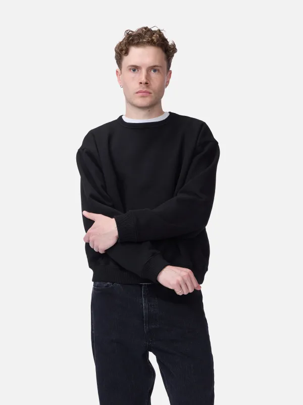 Ultraweight Crewneck ~ Black made by 3sixteen