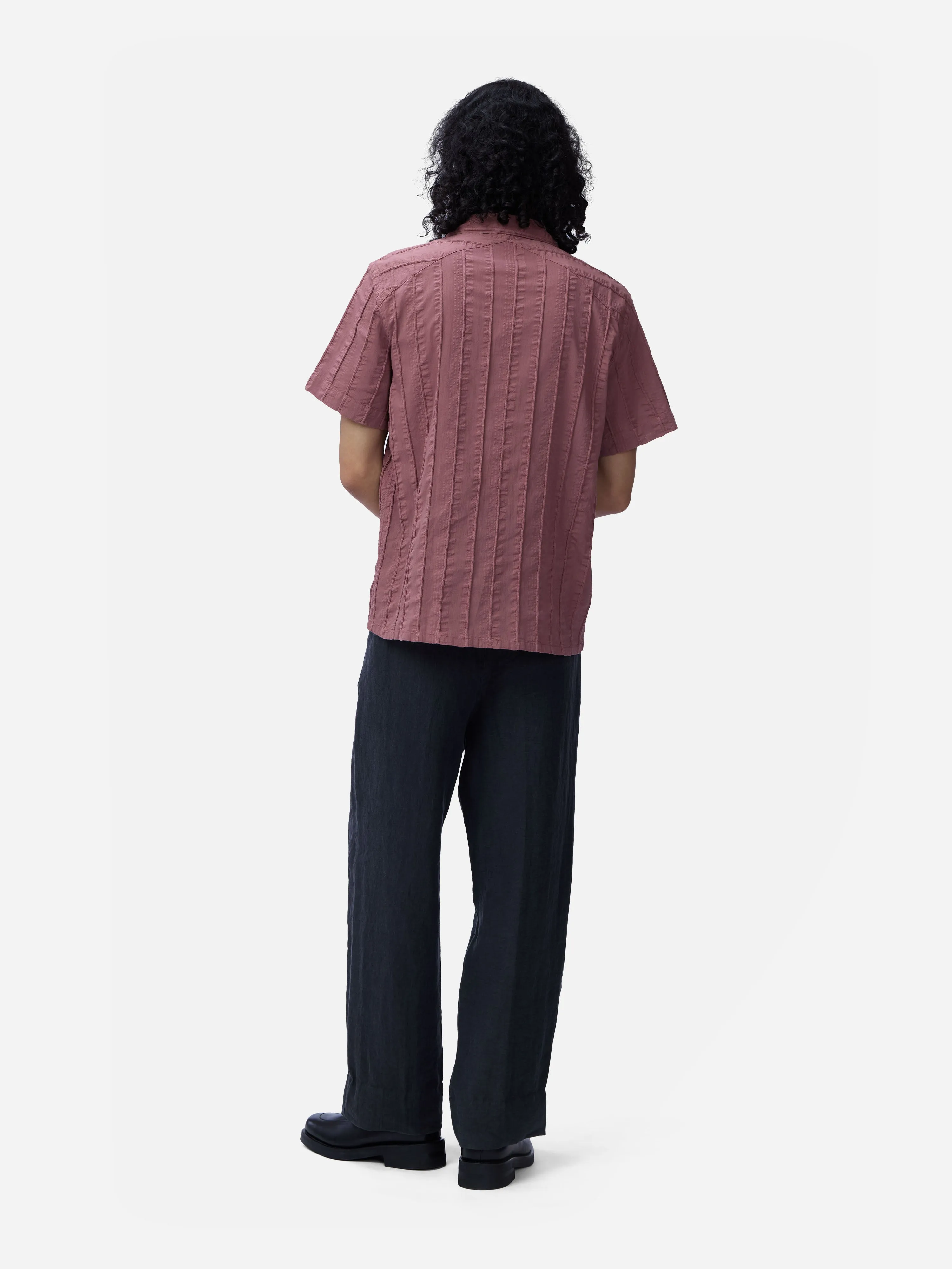 Cabana Shirt ~ Brick Rope Stripe sold by 3sixteen product image thumbnail 2