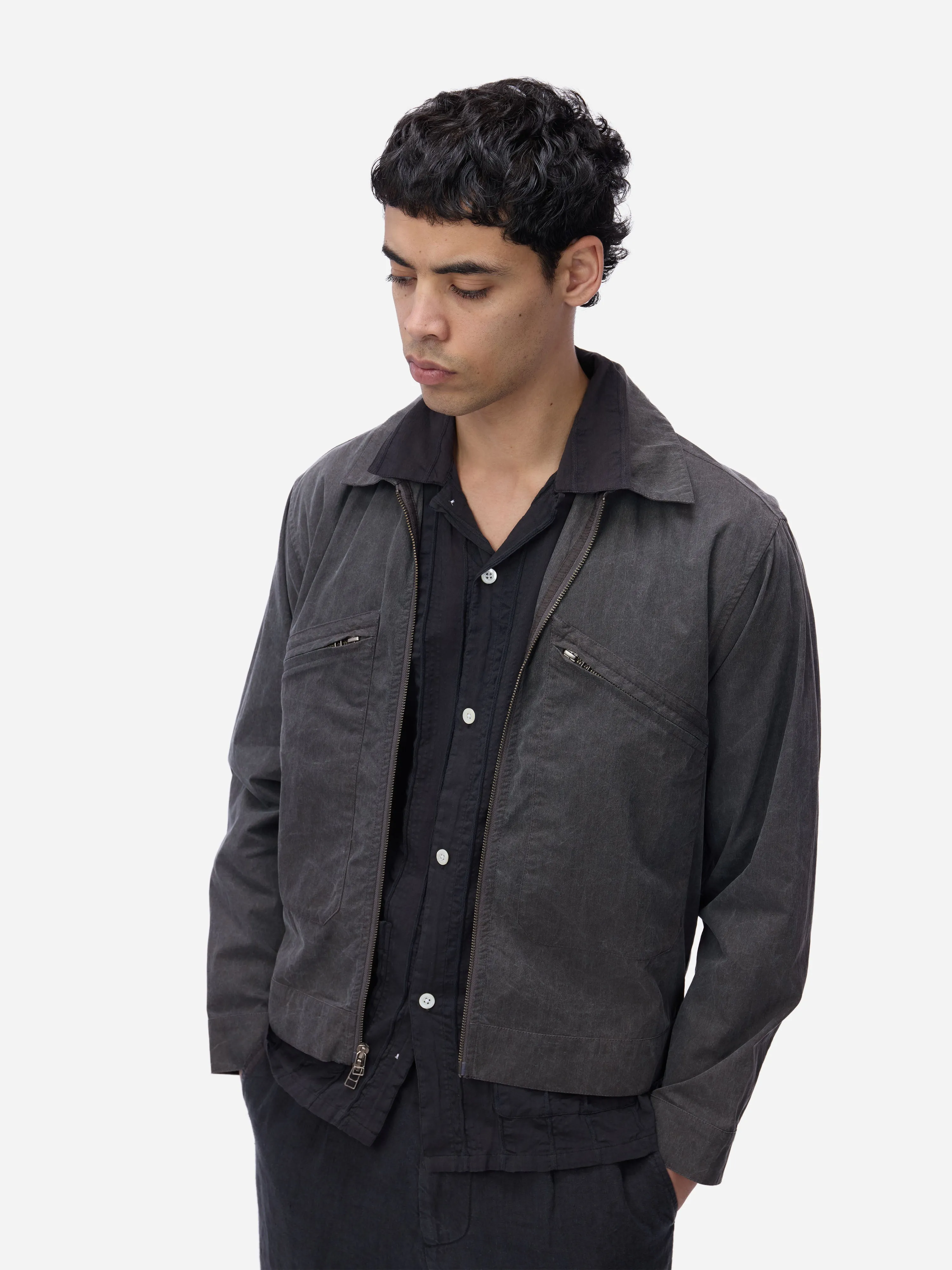 Cabana Shirt ~ Charcoal Rope Stripe sold by 3sixteen product image thumbnail 4