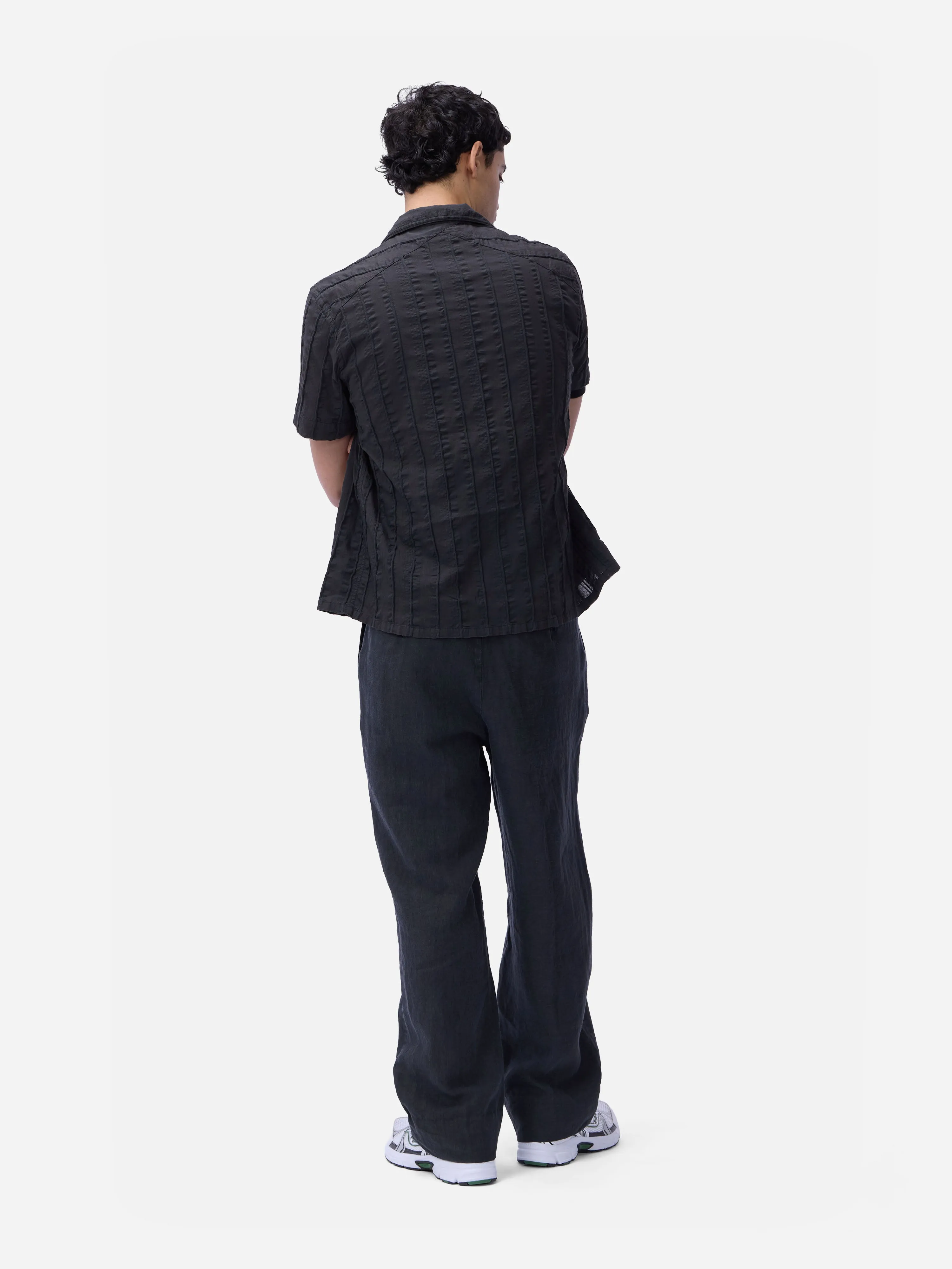 Cabana Shirt ~ Charcoal Rope Stripe sold by 3sixteen product image thumbnail 2