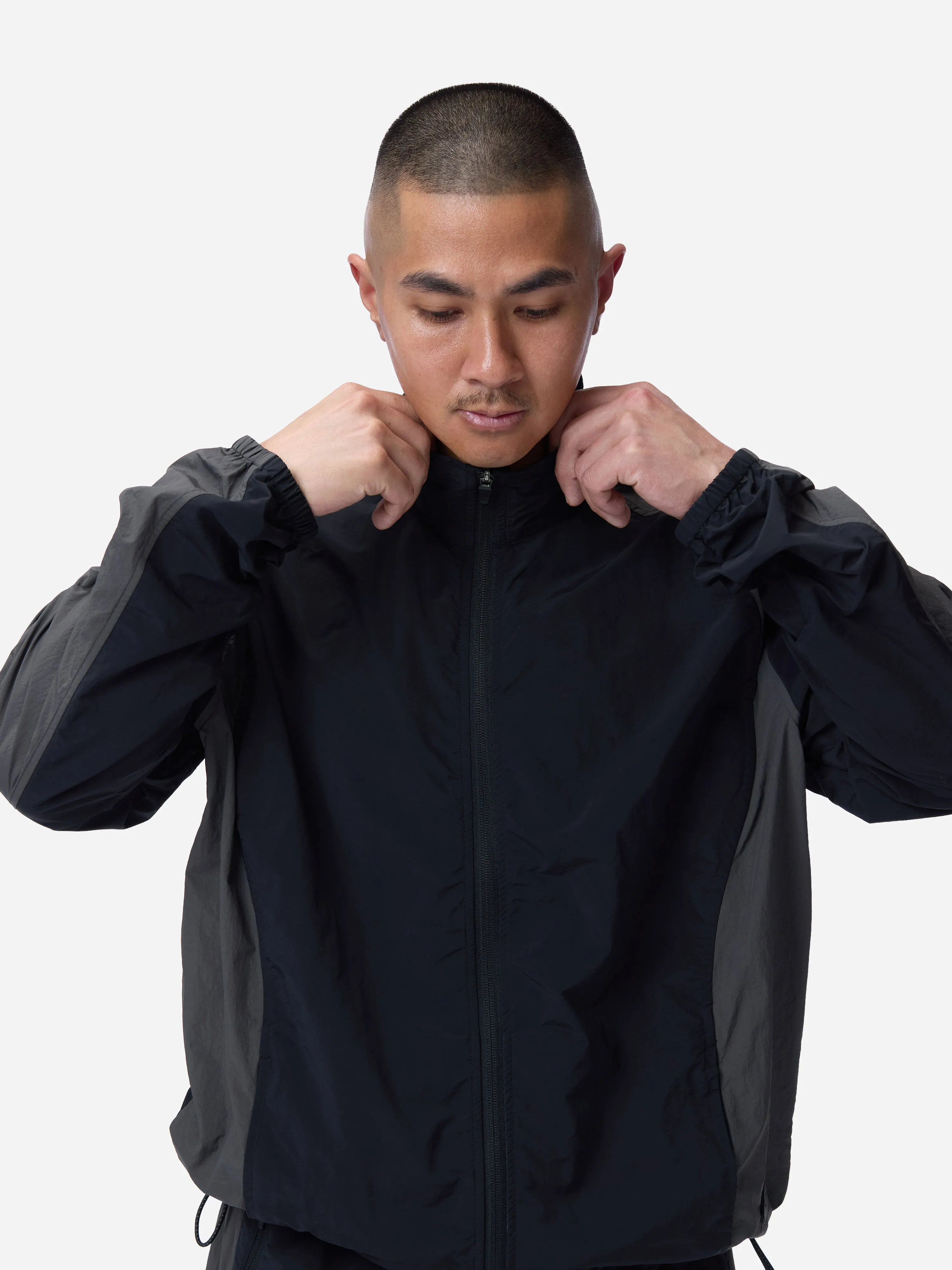Track Jacket ~ Black/Grey sold by 3sixteen product image thumbnail 3