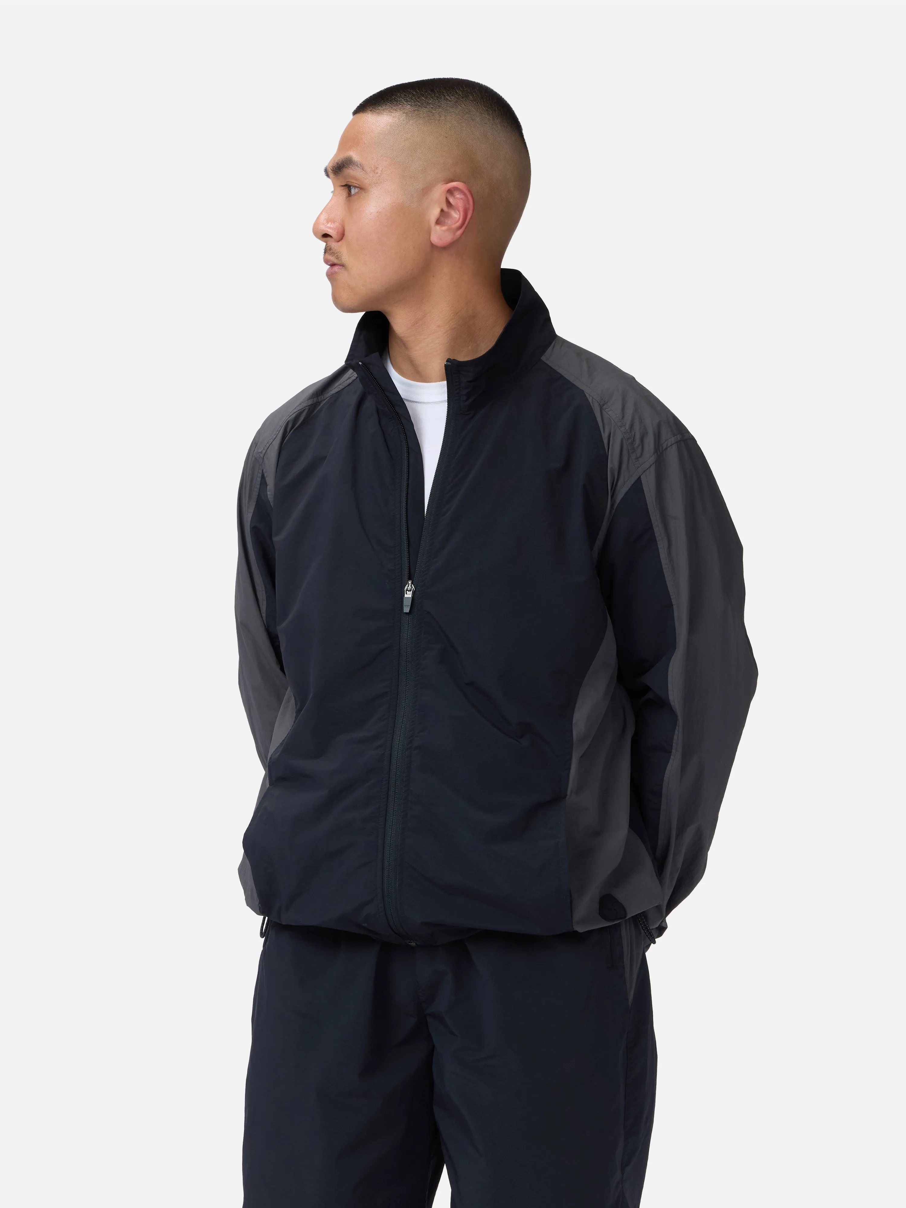 Track Jacket ~ Black/Grey sold by 3sixteen product image thumbnail 4