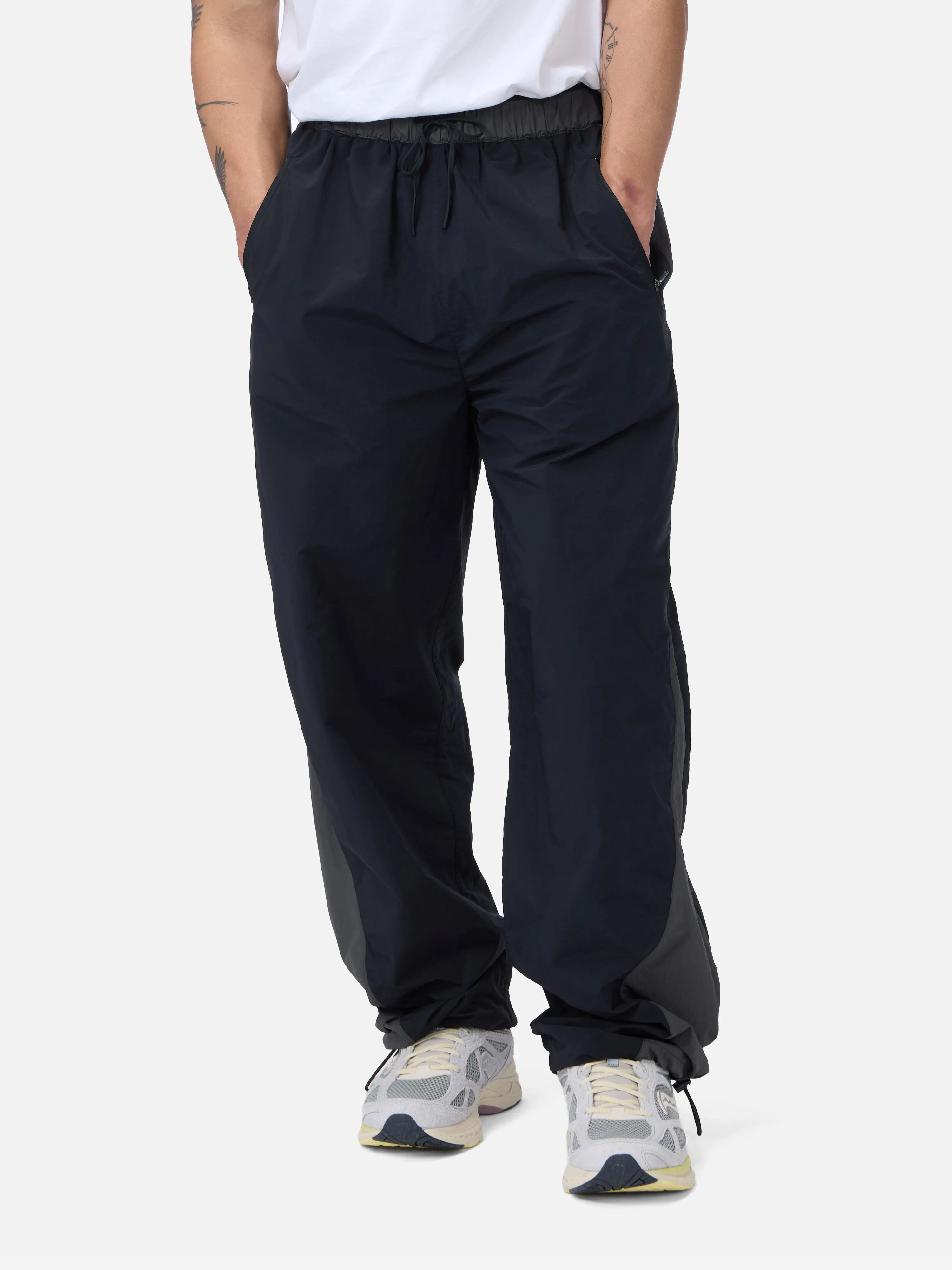 Track Pant ~ Black/Grey sold by 3sixteen