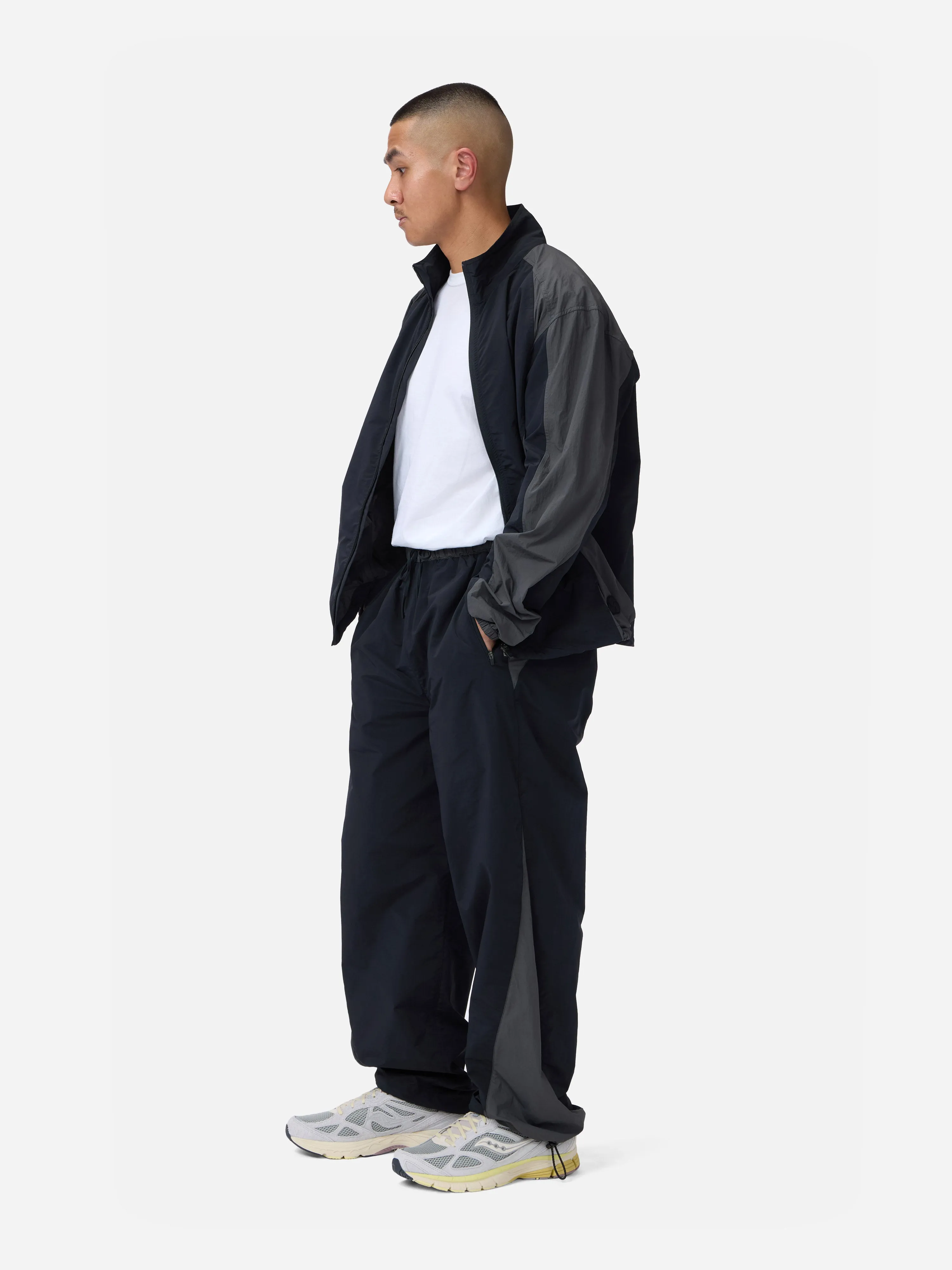 Track Pant ~ Black/Grey sold by 3sixteen product image thumbnail 4