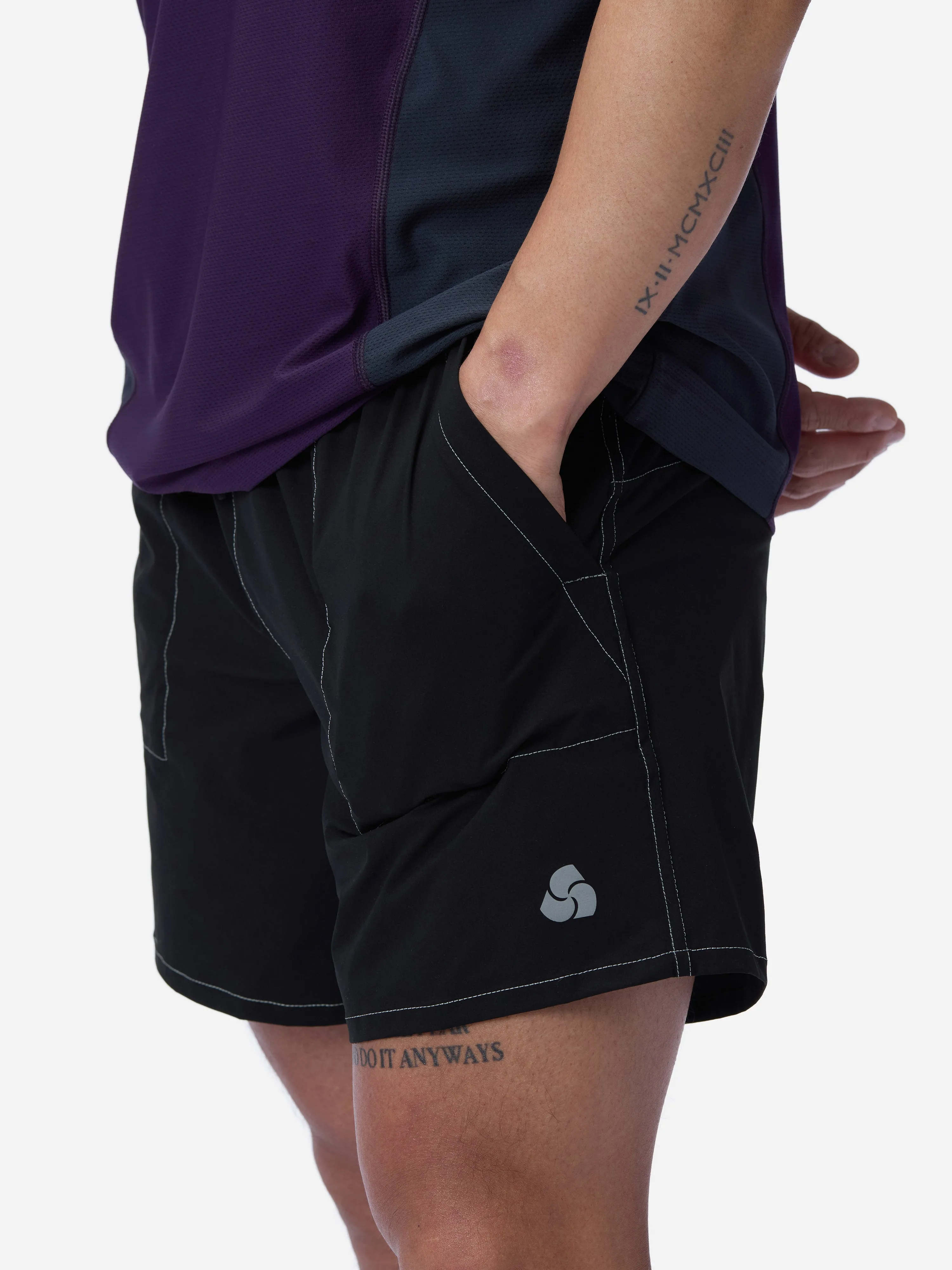 Training Short ~ Black Reflective sold by 3sixteen product image thumbnail 4