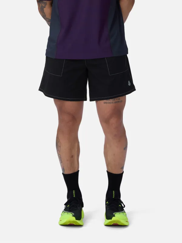 Training Short ~ Black Reflective made by 3sixteen