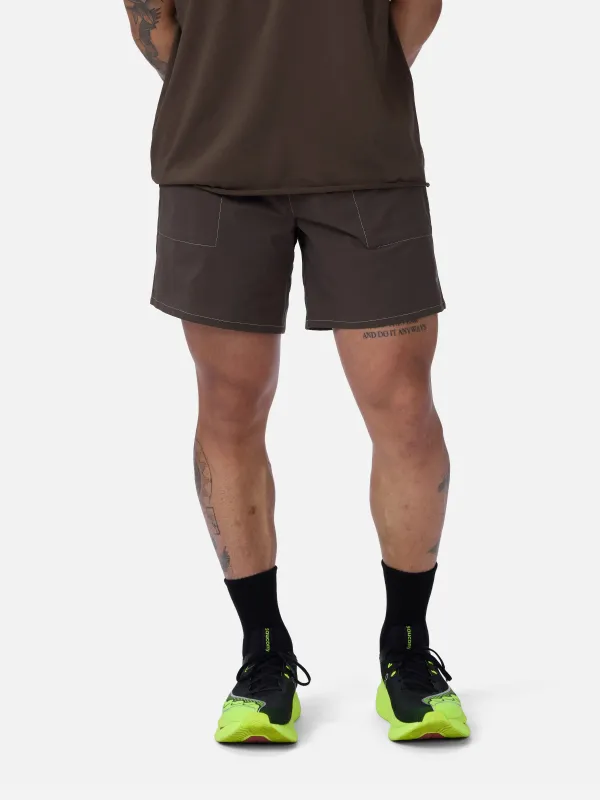 Training Short ~ Umber Reflective made by 3sixteen