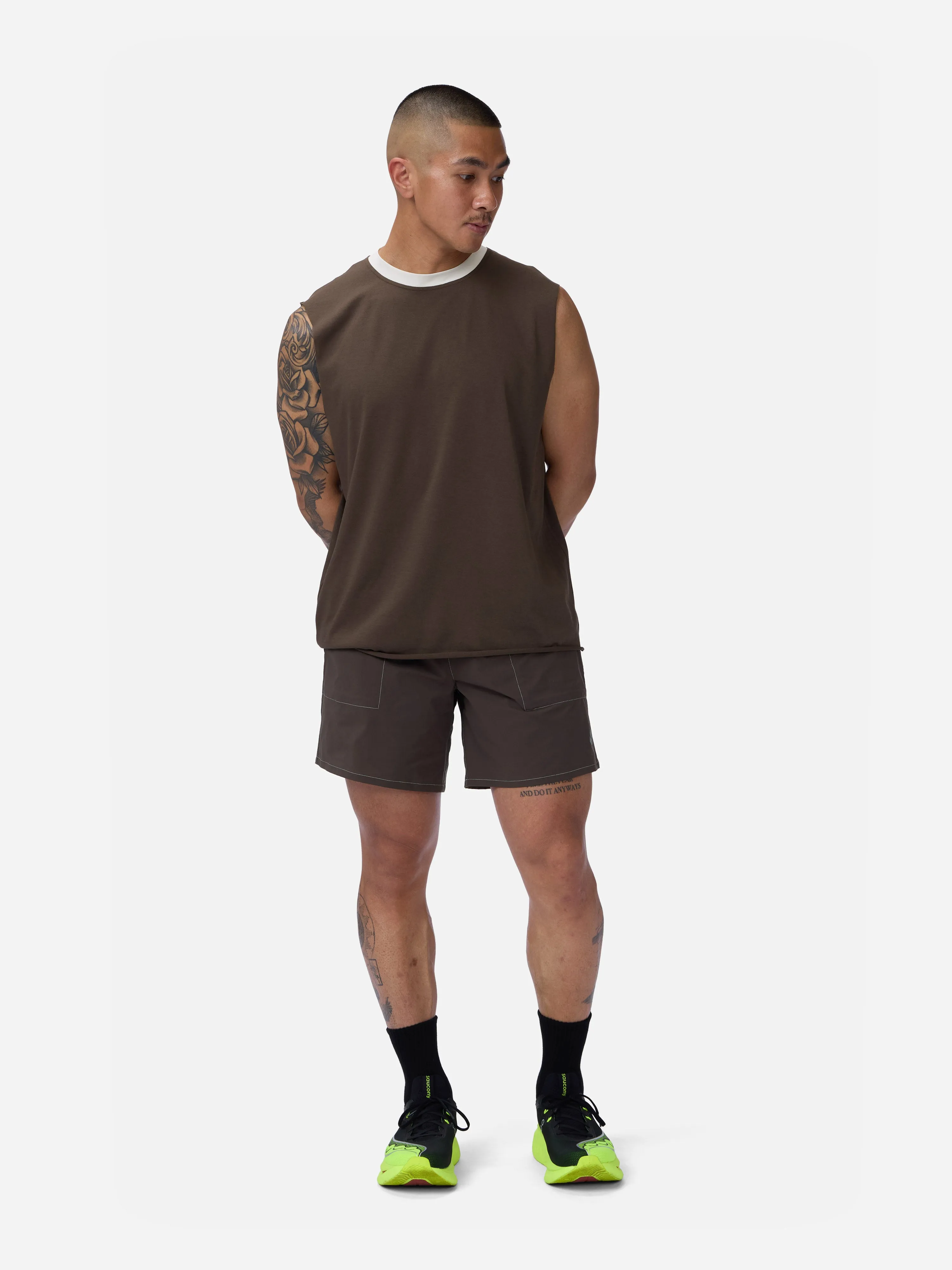 Training Short ~ Umber Reflective sold by 3sixteen product image thumbnail 4