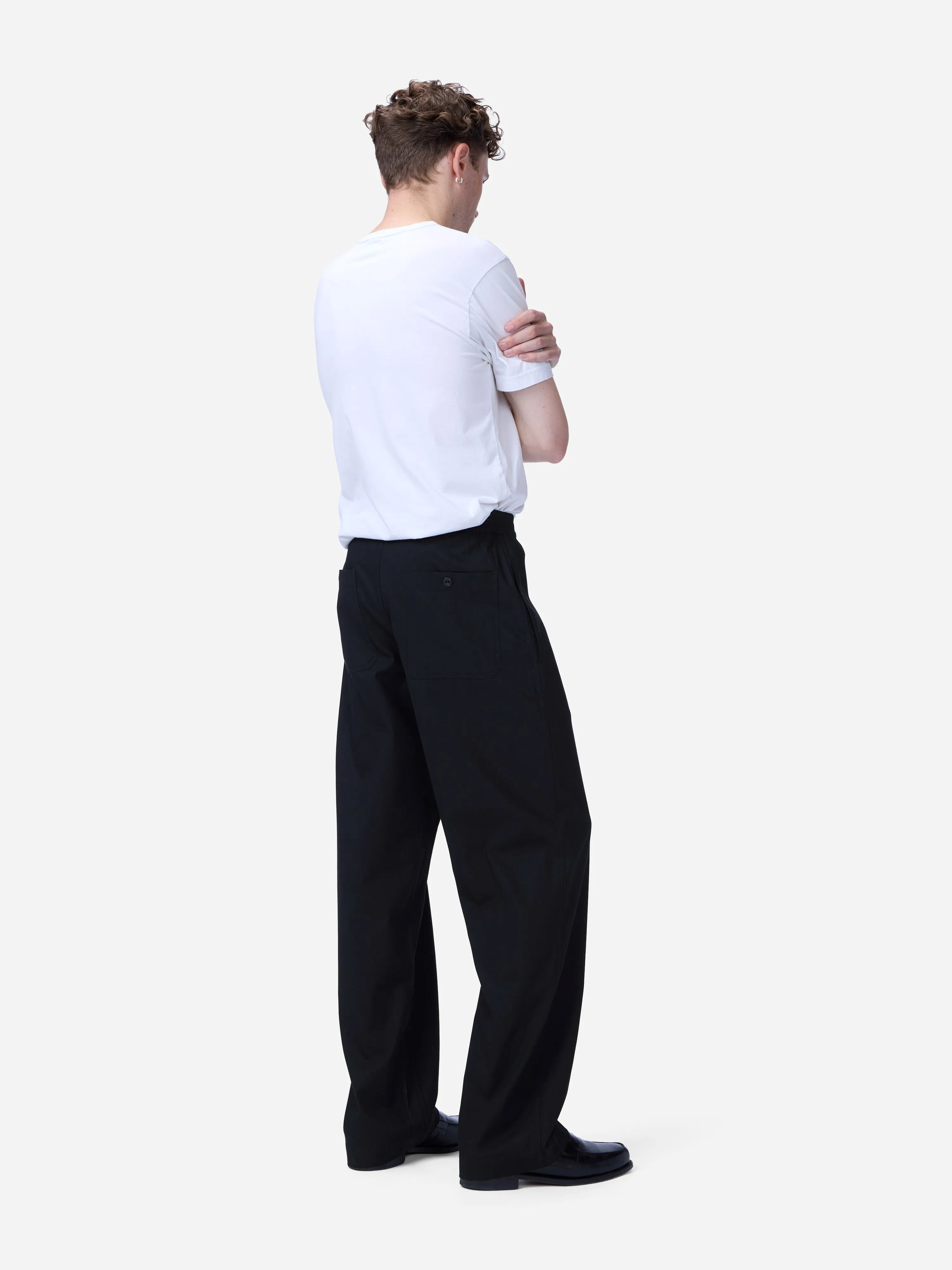 Harvest Pant ~ Black Cotton Gabardine sold by 3sixteen product image thumbnail 3