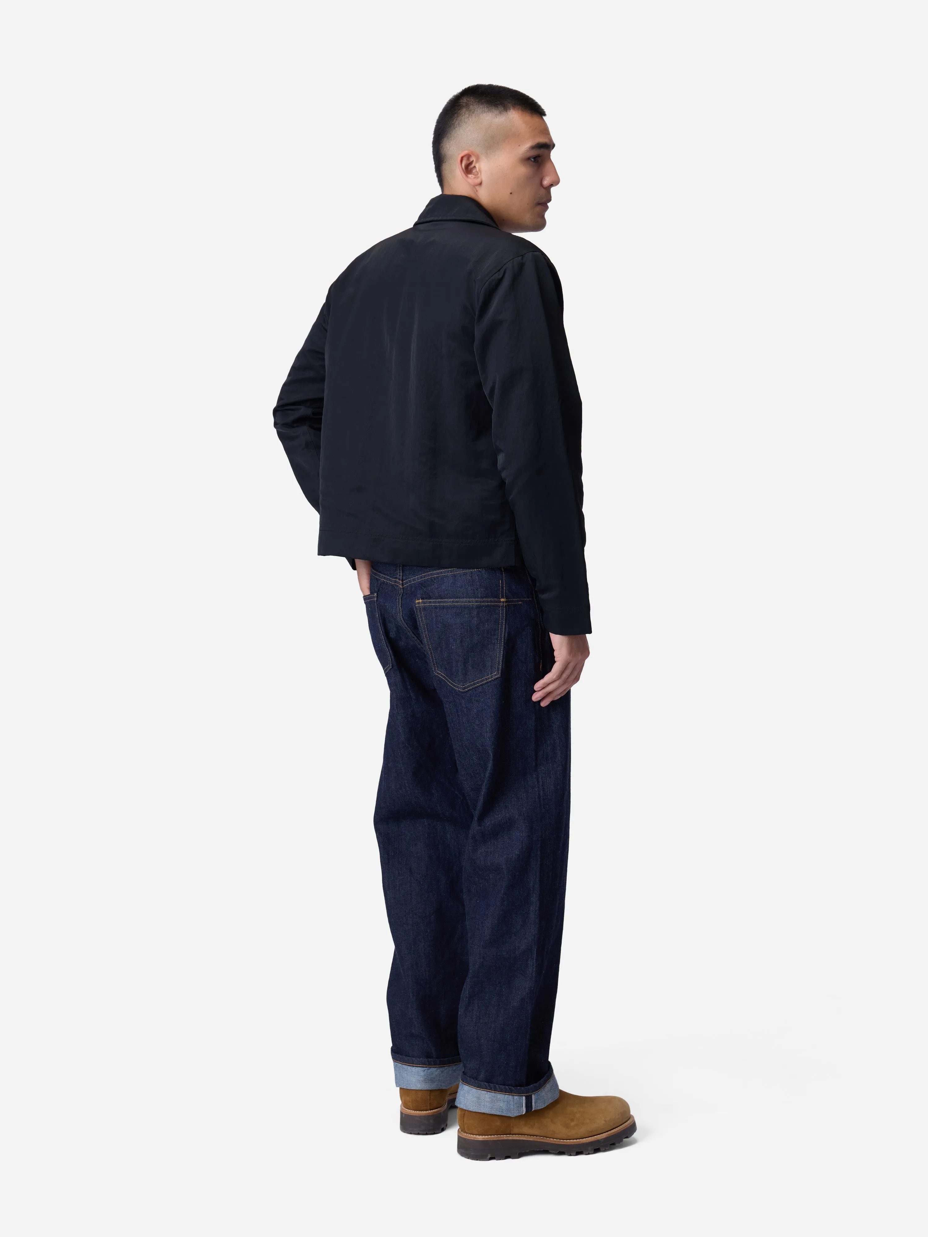 Club Jacket ~ Black Nylon sold by 3sixteen product image thumbnail 3