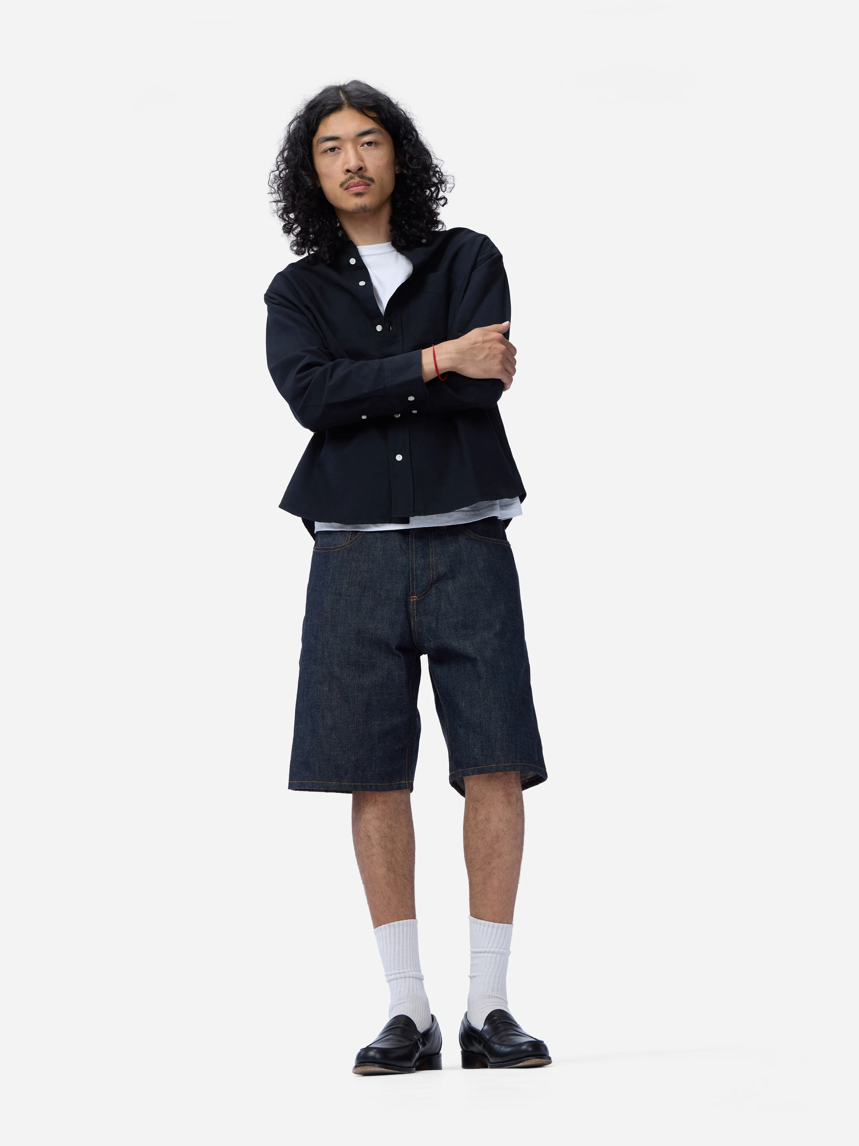 JS-103x ~ Jean Short - Indigo Selvedge sold by 3sixteen product image thumbnail 2