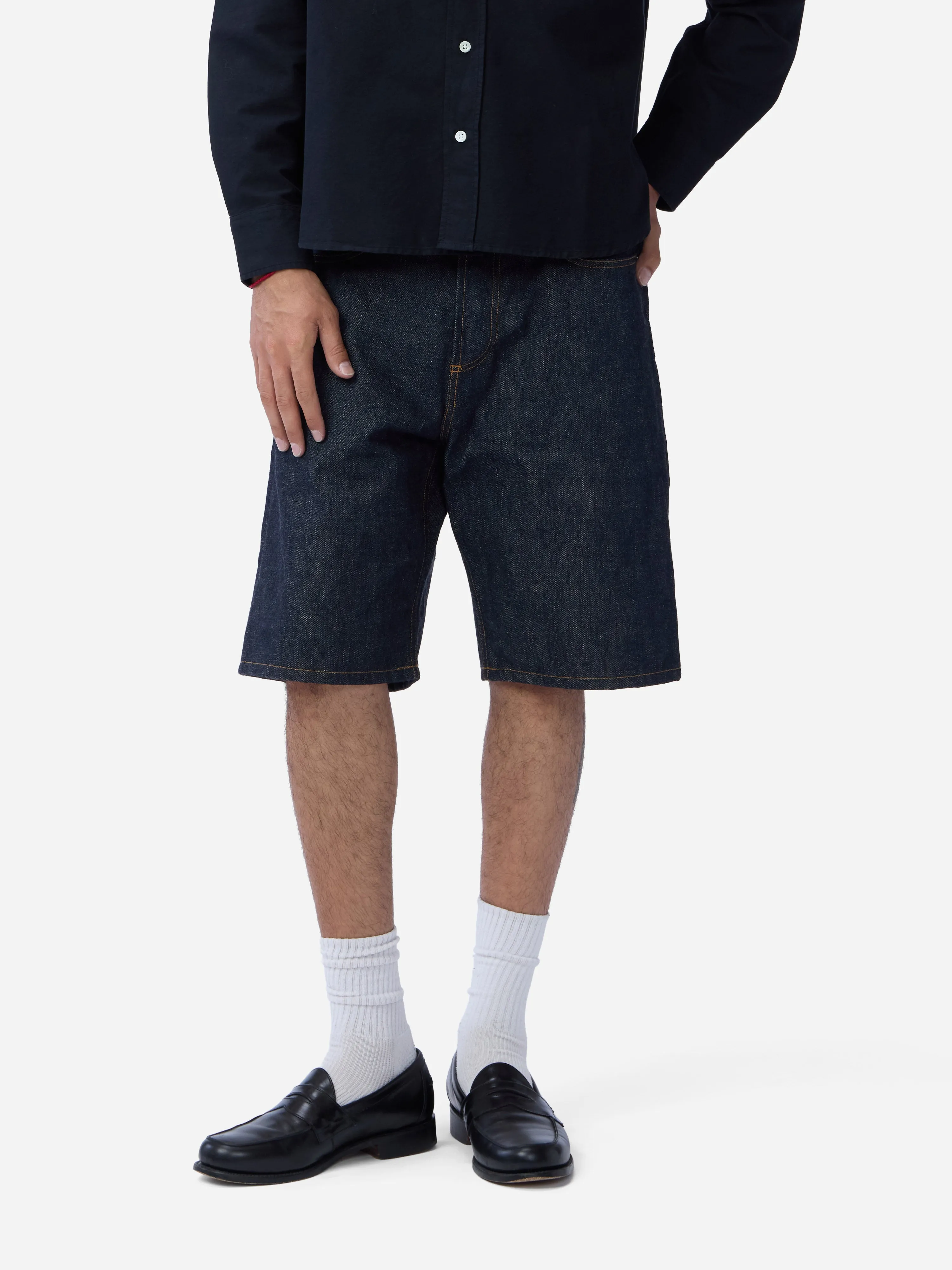 JS-103x ~ Jean Short - Indigo Selvedge sold by 3sixteen product image thumbnail 5