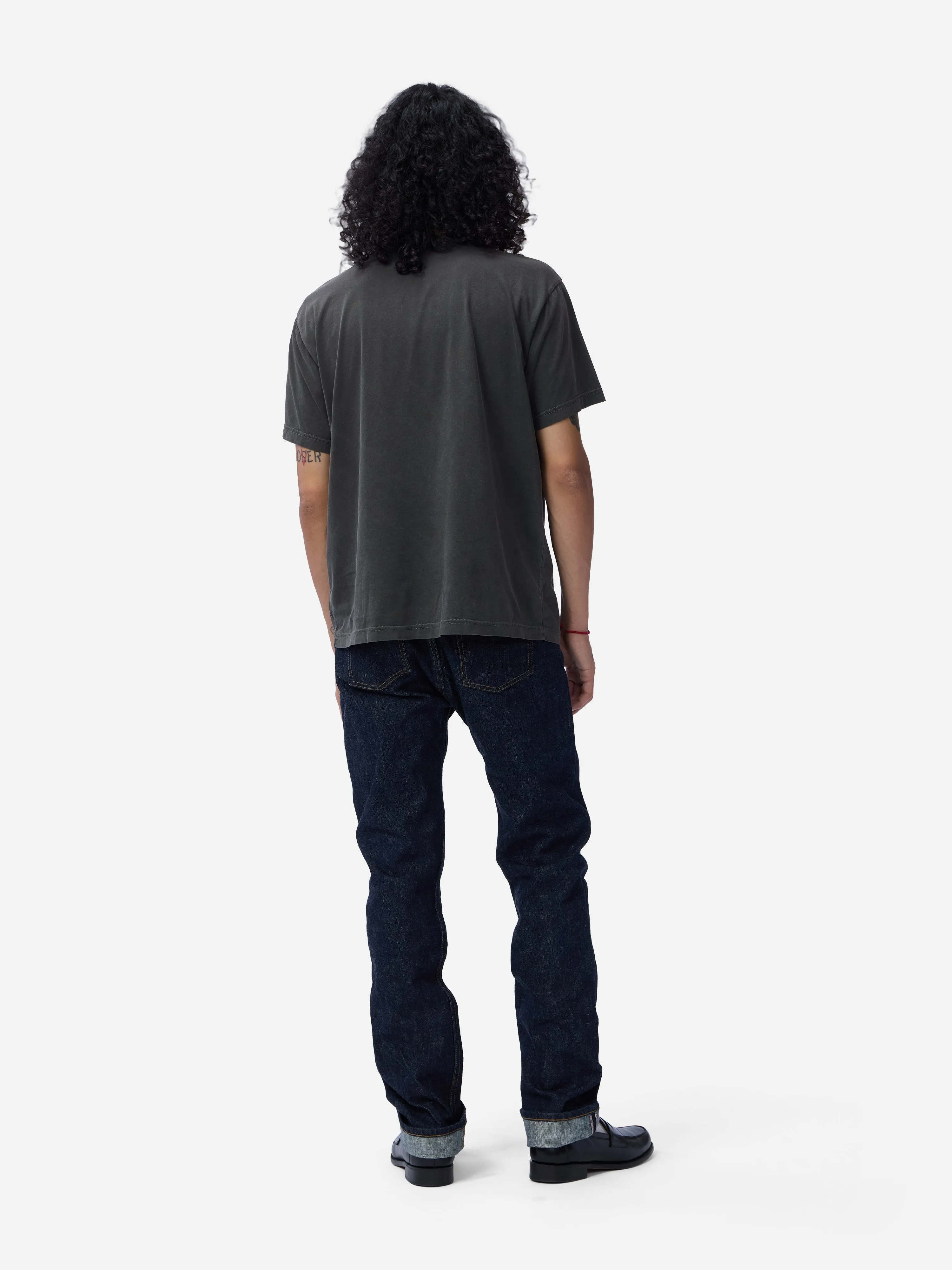 Garment Dyed Pima T-shirt ~ Smoke sold by 3sixteen product image thumbnail 2