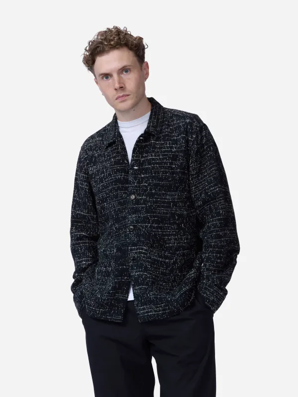 Shop Jacket ~ Navy/White "Kantha" made by 3sixteen